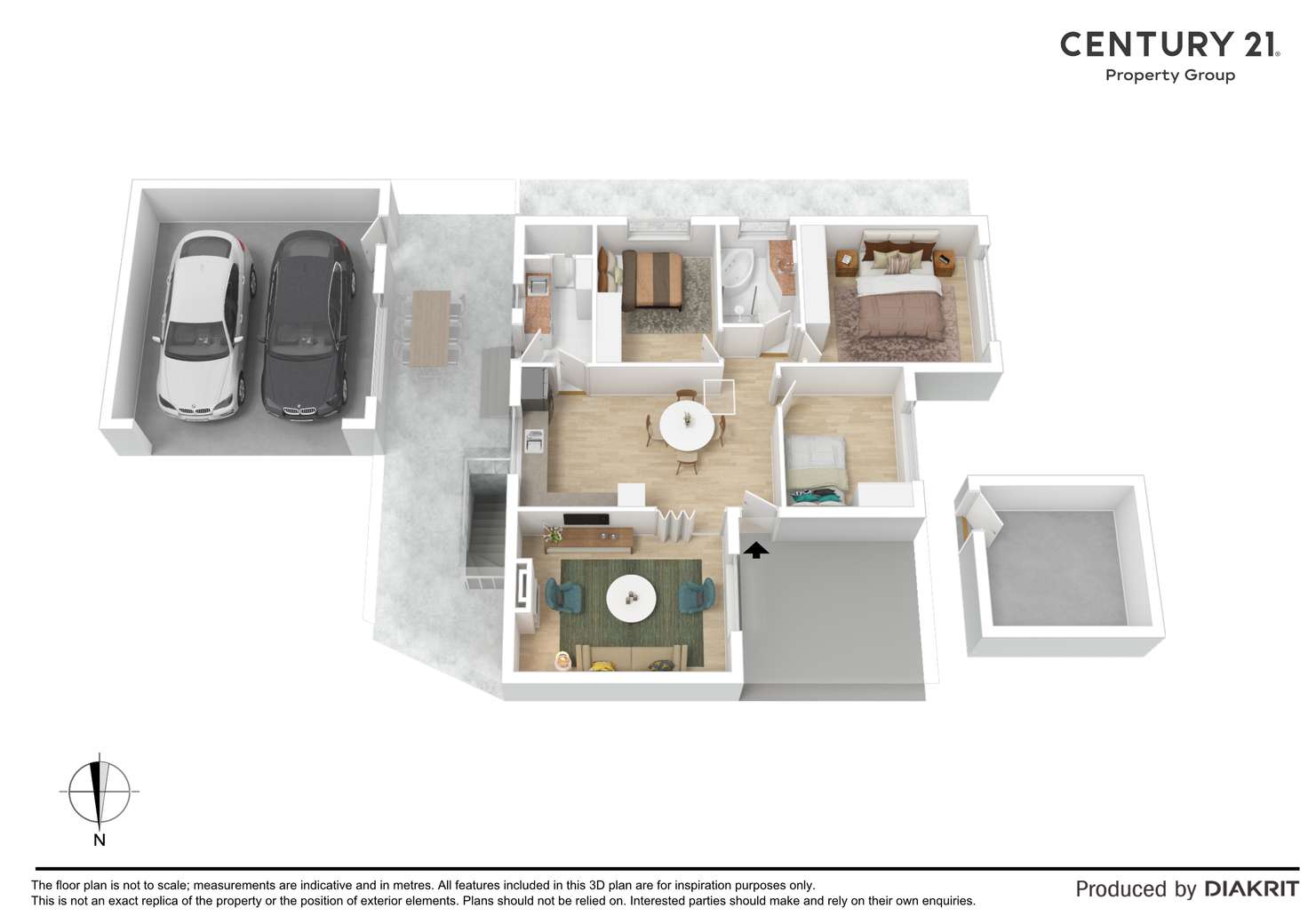 Floorplan of Homely unit listing, 1/454 Clayton Road, Clayton South VIC 3169