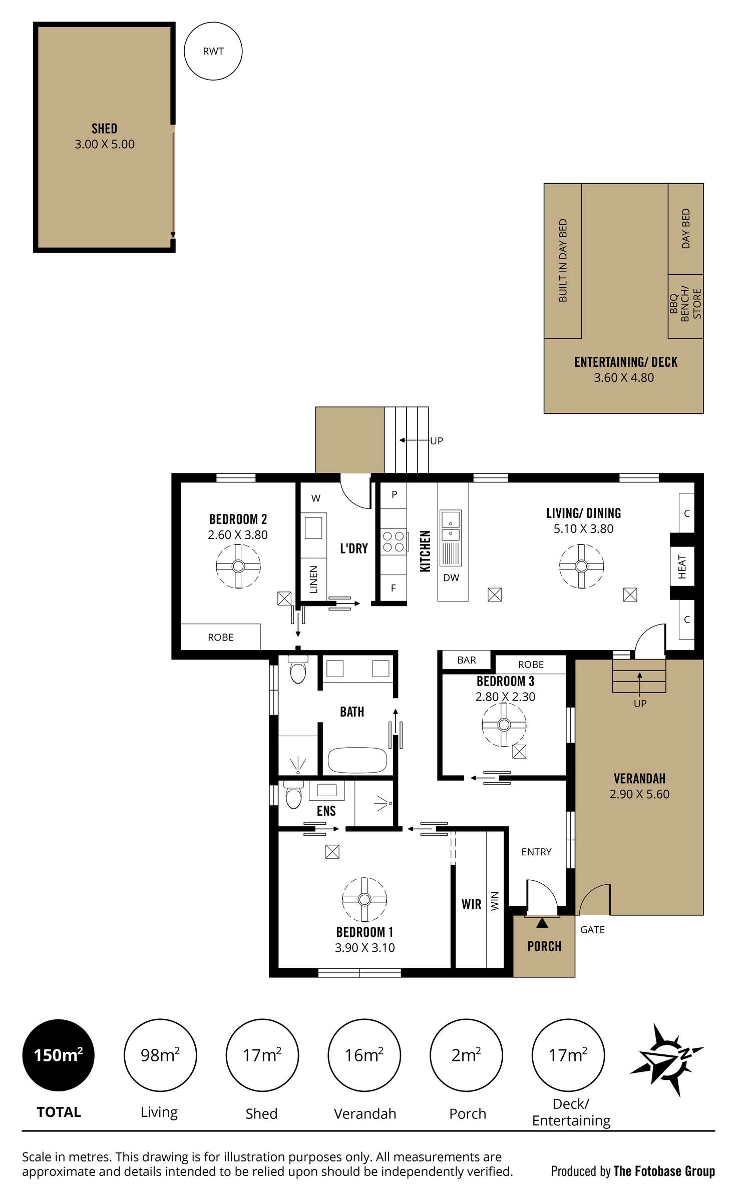 Floorplan of Homely house listing, 17 Cumberland Crescent, Huntfield Heights SA 5163