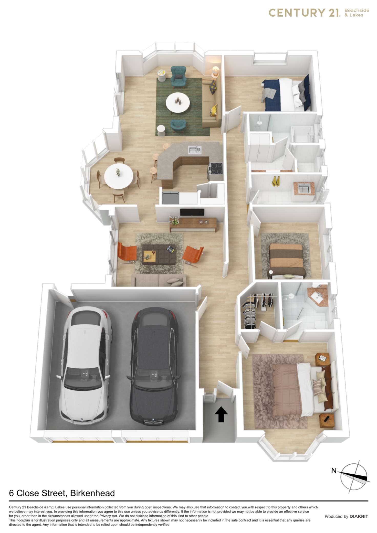 Floorplan of Homely house listing, 6 Close Street, Birkenhead SA 5015