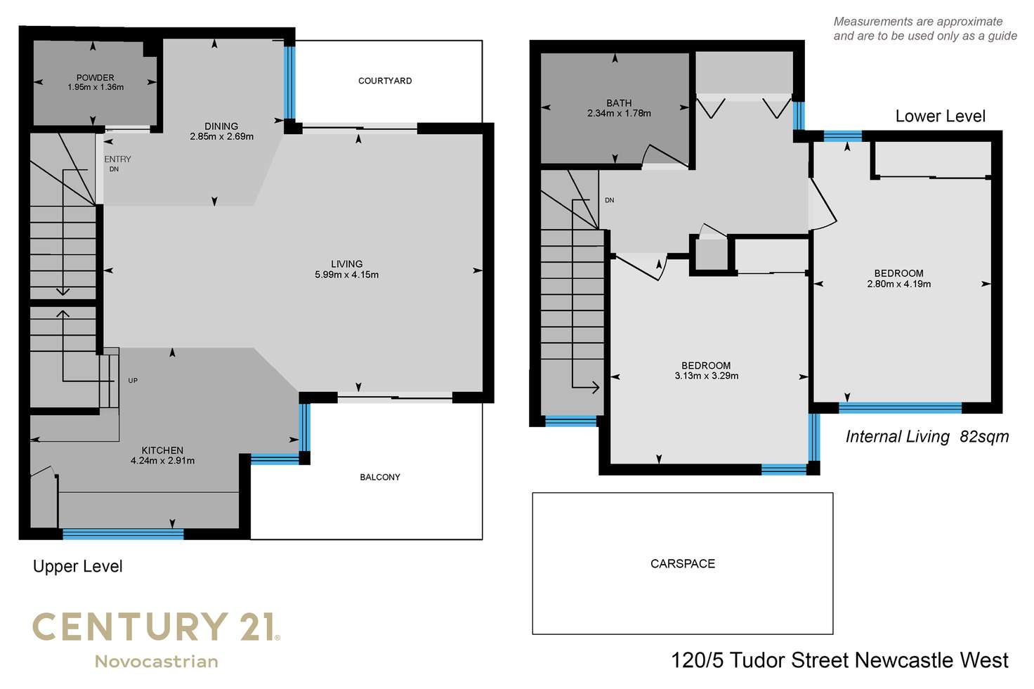 Floorplan of Homely apartment listing, 120/5 Tudor Street, Newcastle West NSW 2302