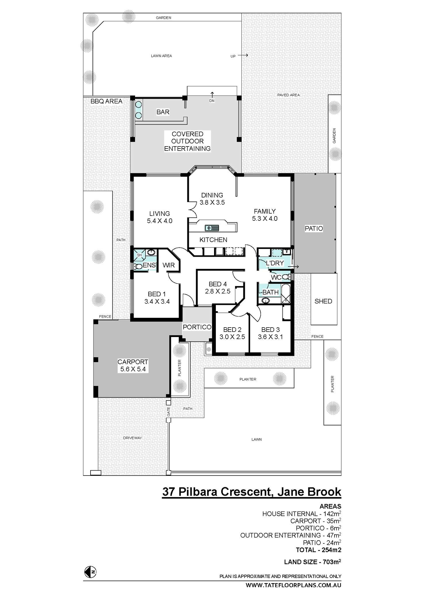 Floorplan of Homely house listing, 37 Pilbara Crescent, Jane Brook WA 6056