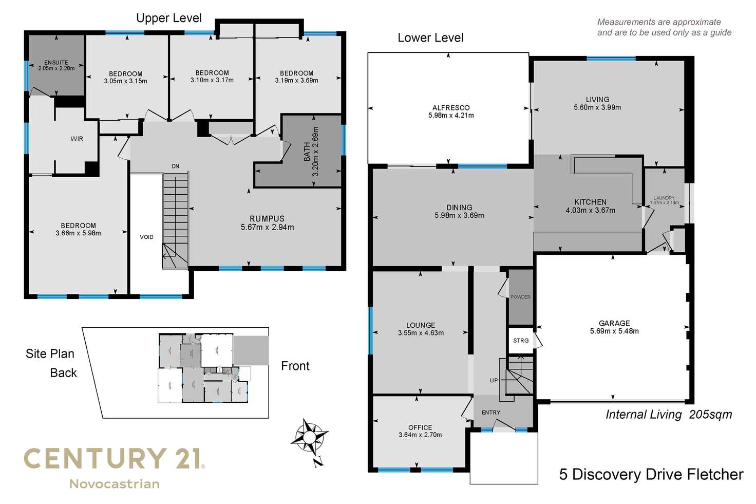 Floorplan of Homely house listing, 5 Discovery Drive, Fletcher NSW 2287