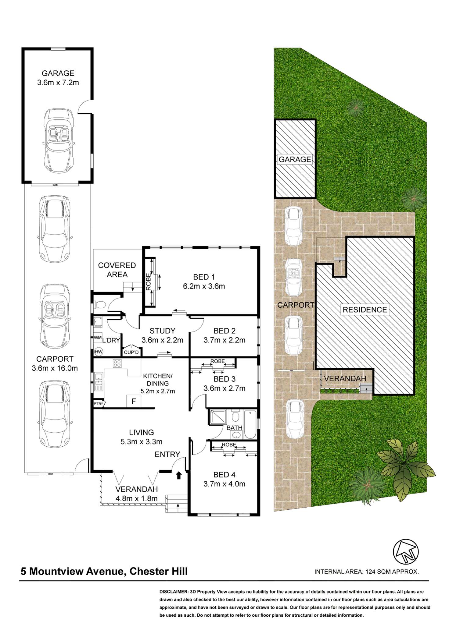 Floorplan of Homely house listing, 5 Mountview Avenue, Chester Hill NSW 2162
