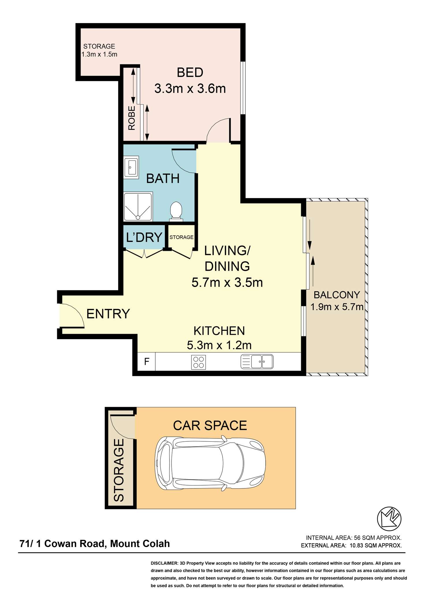 Floorplan of Homely apartment listing, 71/1 Cowan Road, Mount Colah NSW 2079