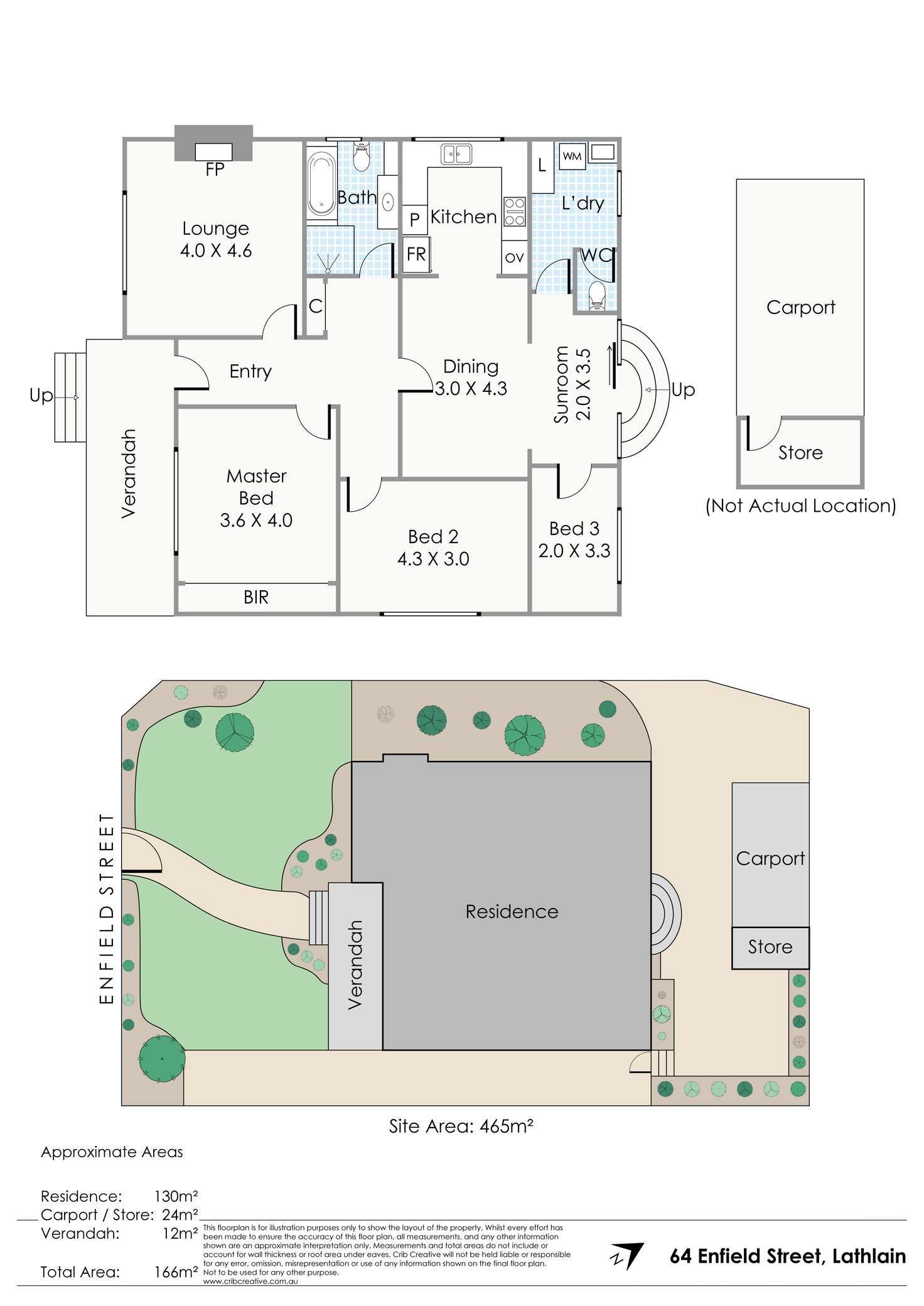 Floorplan of Homely house listing, 64 Enfield Street, Lathlain WA 6100