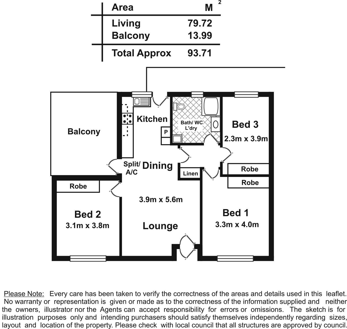 Floorplan of Homely unit listing, 54/49 Leader Street, Goodwood SA 5034