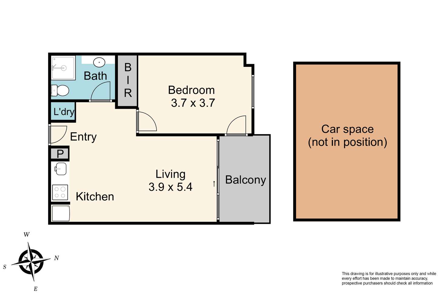 Floorplan of Homely apartment listing, 104/200-202 St Kilda Road, St Kilda VIC 3182