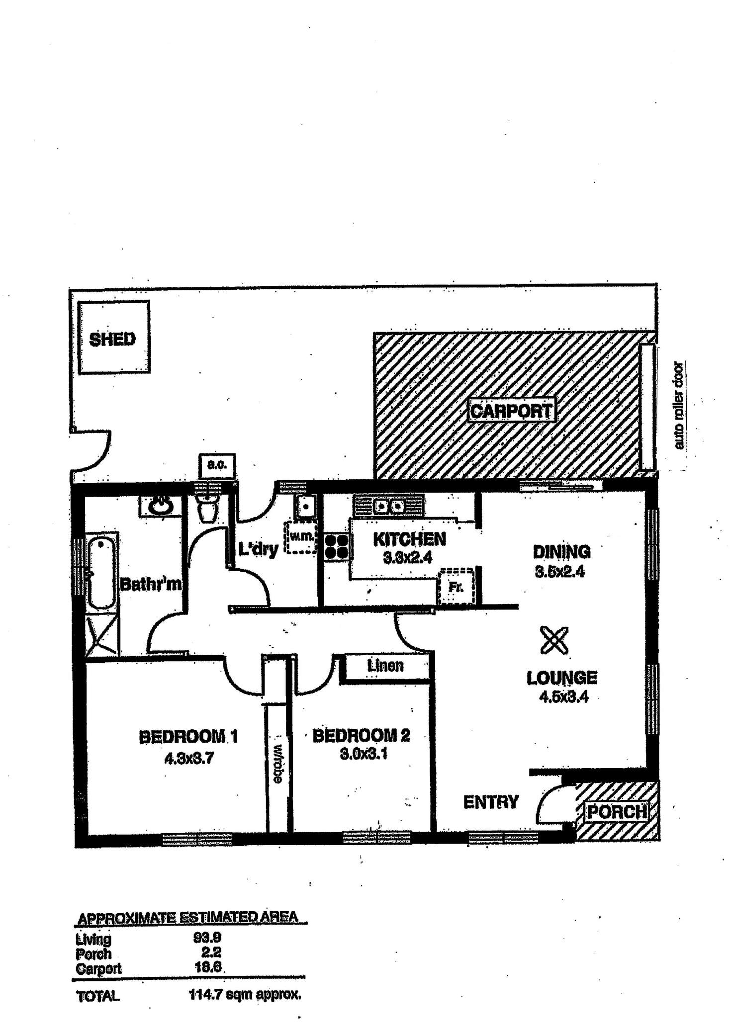 Floorplan of Homely unit listing, 4/6 Cummings Crescent, Mitchell Park SA 5043