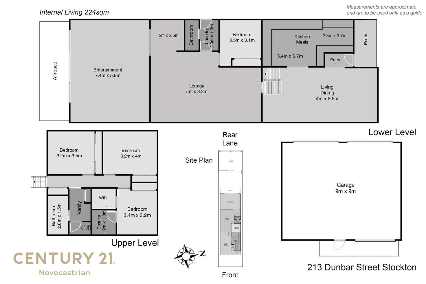 Floorplan of Homely house listing, 213 Dunbar Street, Stockton NSW 2295