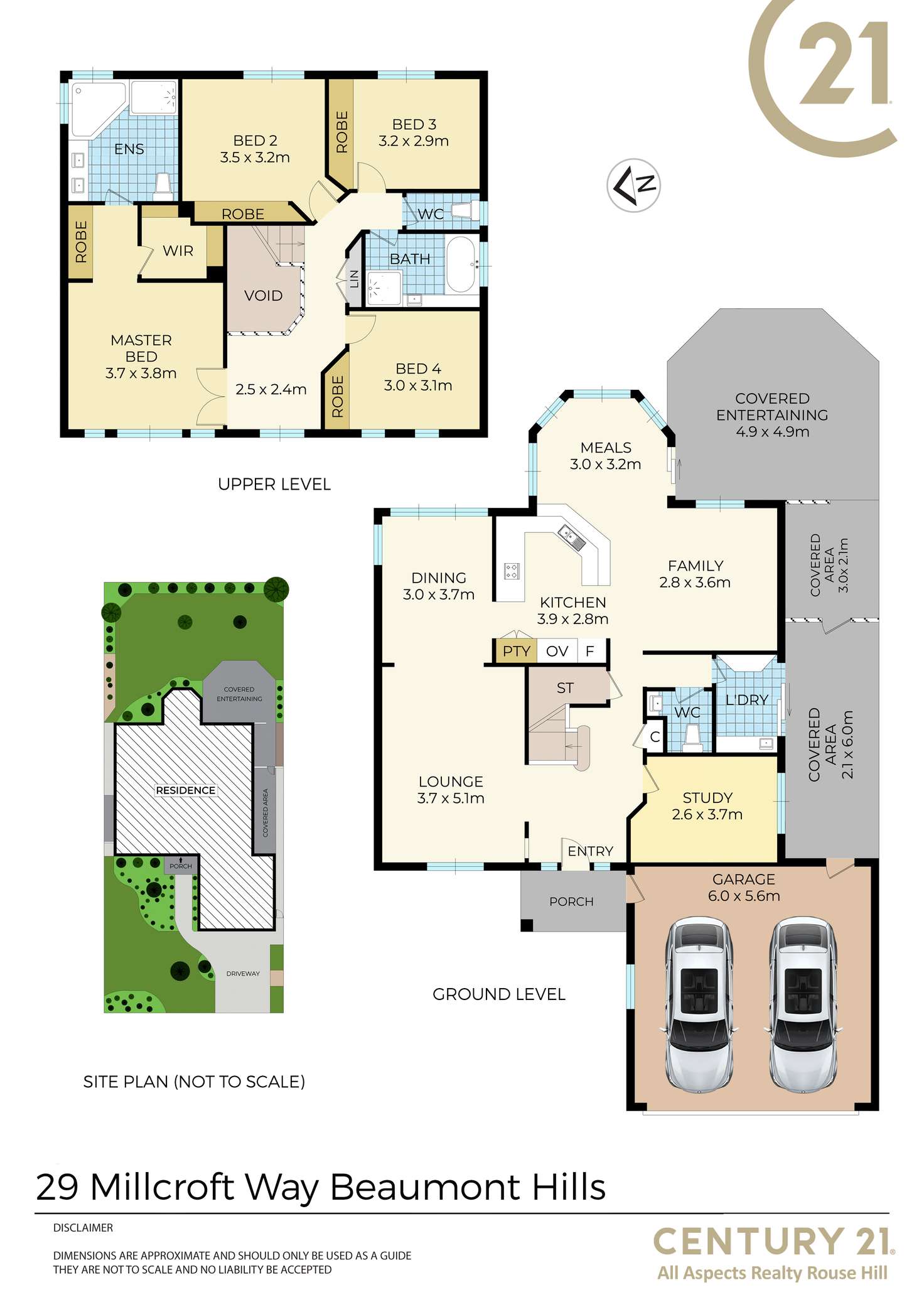Floorplan of Homely house listing, 29 Millcroft Way, Beaumont Hills NSW 2155