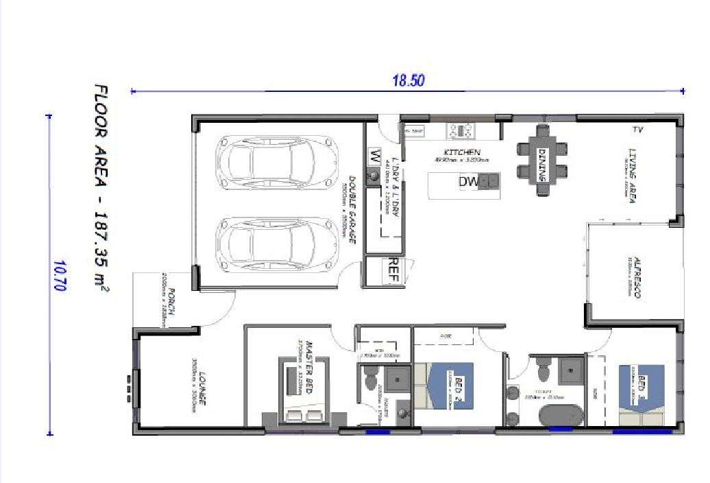 Floorplan of Homely house listing, 18 Axford Avenue, Airds NSW 2560