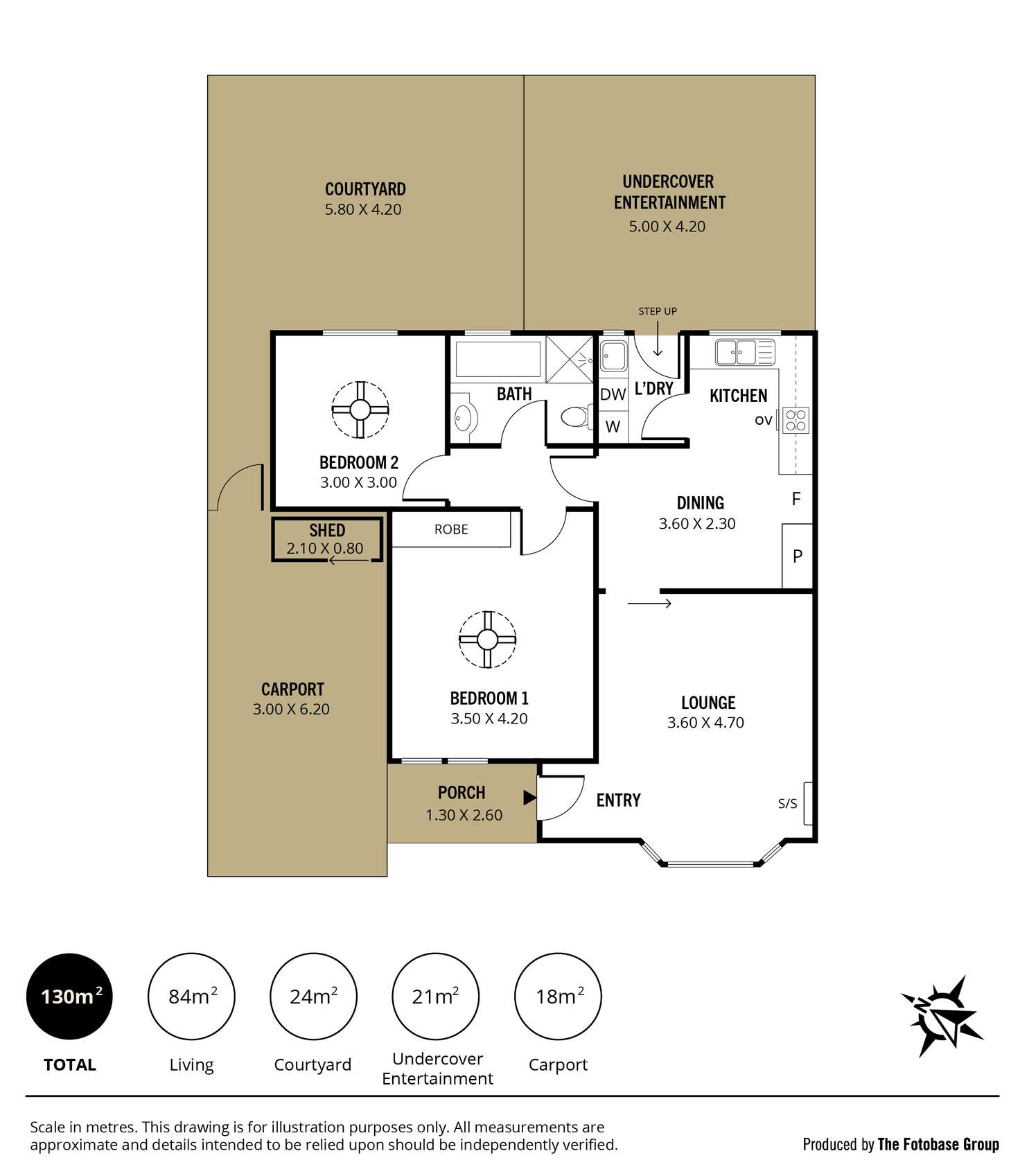 Floorplan of Homely unit listing, 2/49 Francis Street, Clarence Park SA 5034