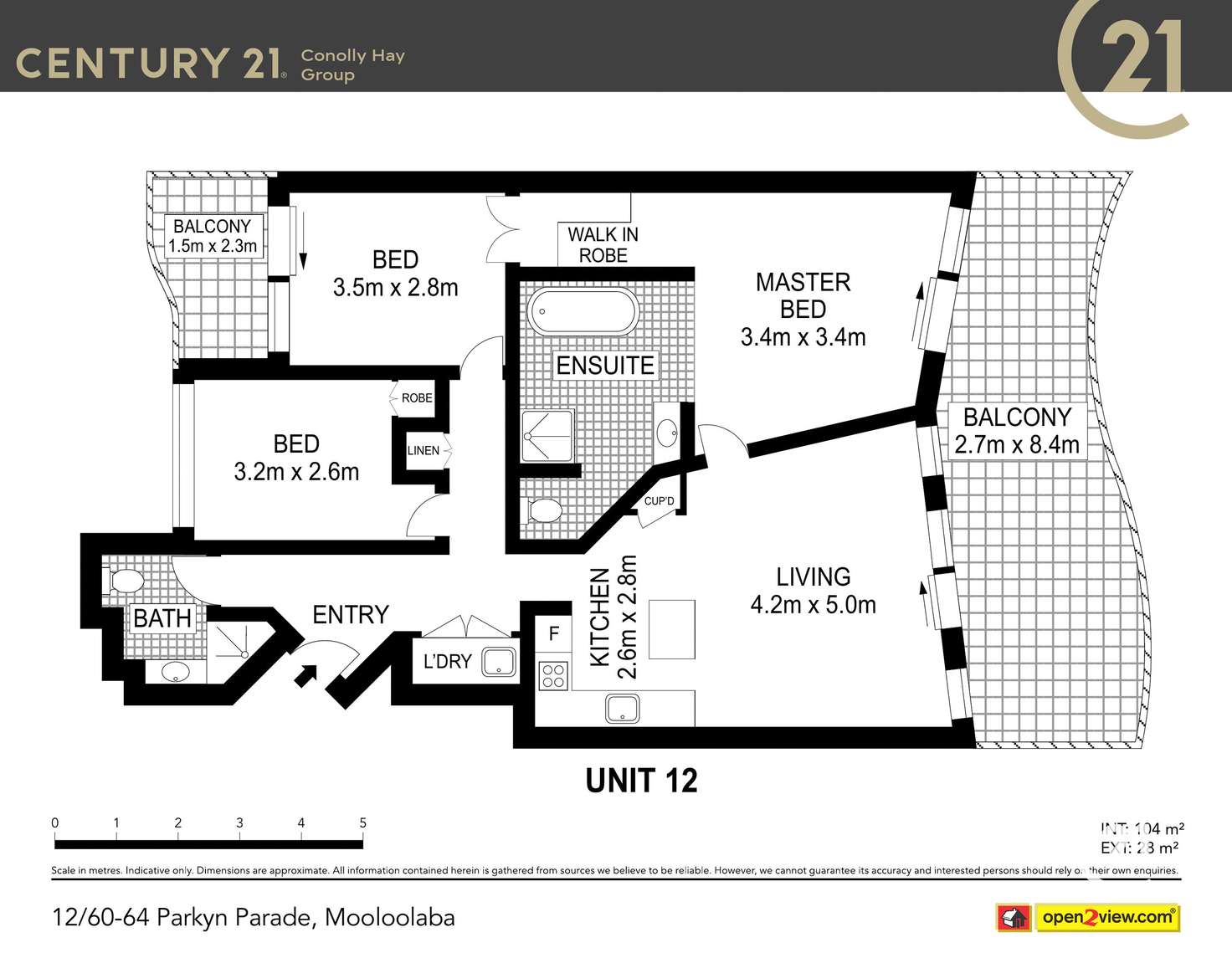 Floorplan of Homely apartment listing, 12/60-64 Parkyn Parade, Mooloolaba QLD 4557