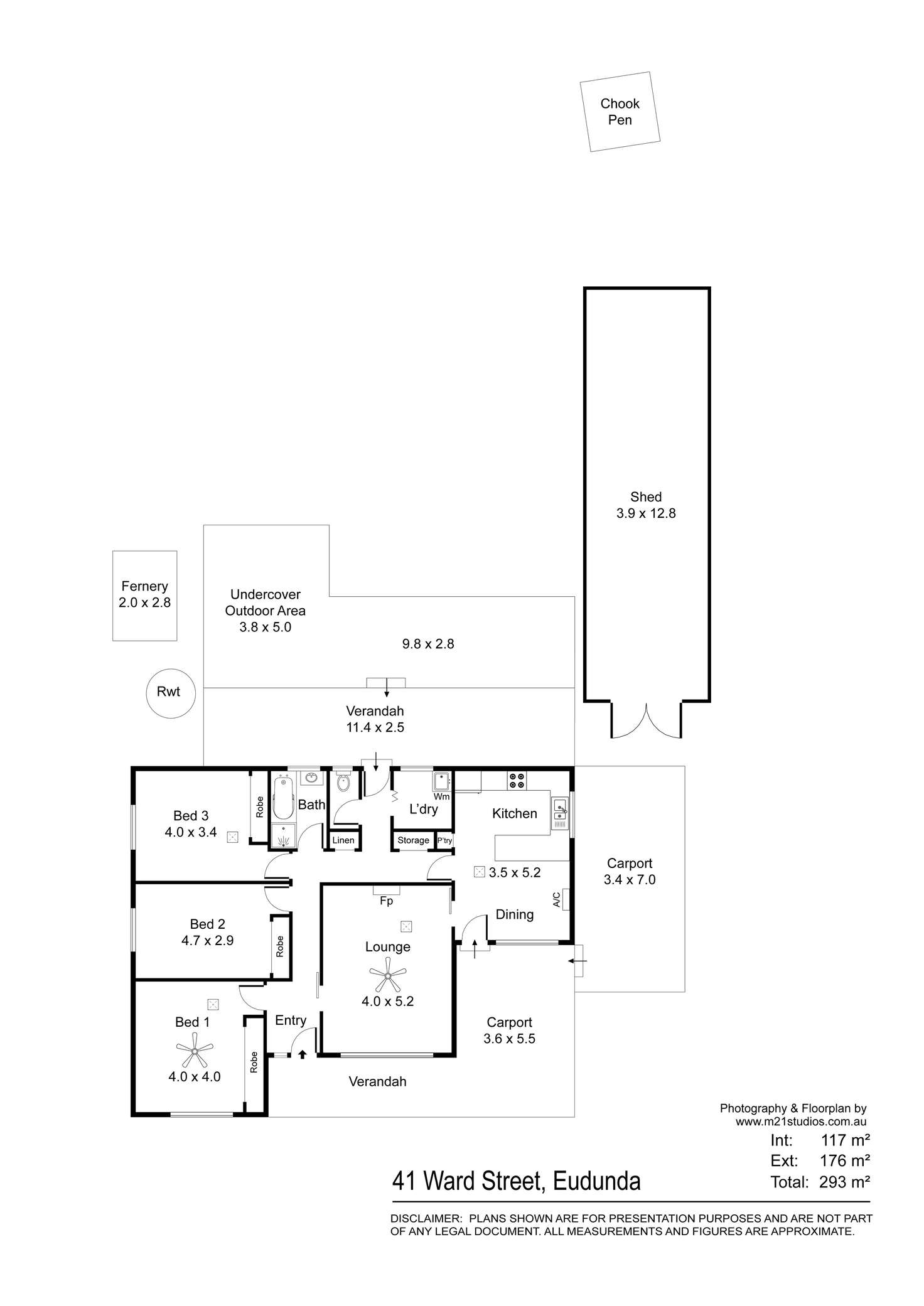 Floorplan of Homely house listing, 41 Ward Street, Eudunda SA 5374