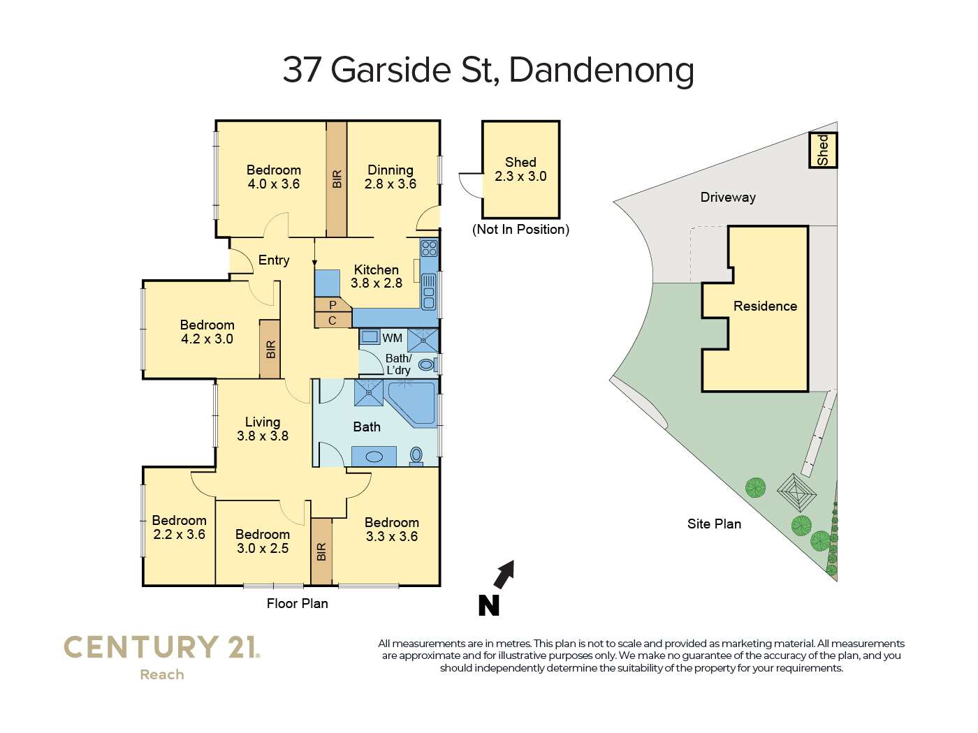 Floorplan of Homely house listing, 37 Garside Street, Dandenong VIC 3175