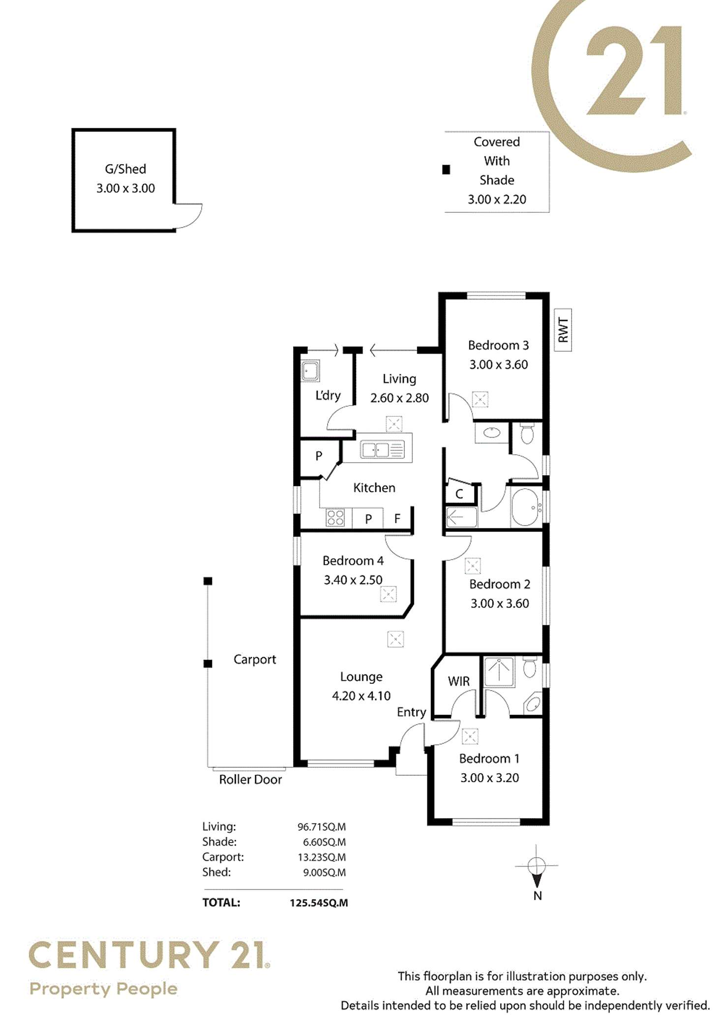 Floorplan of Homely house listing, 18 Columbia Street, Paralowie SA 5108