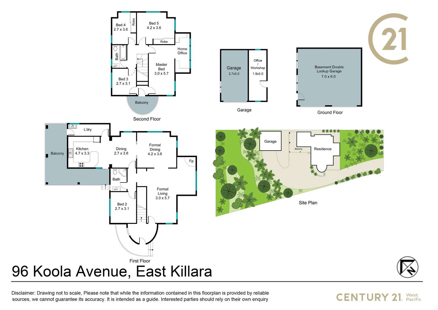 Floorplan of Homely apartment listing, 96 Koola Avenue, Killara NSW 2071
