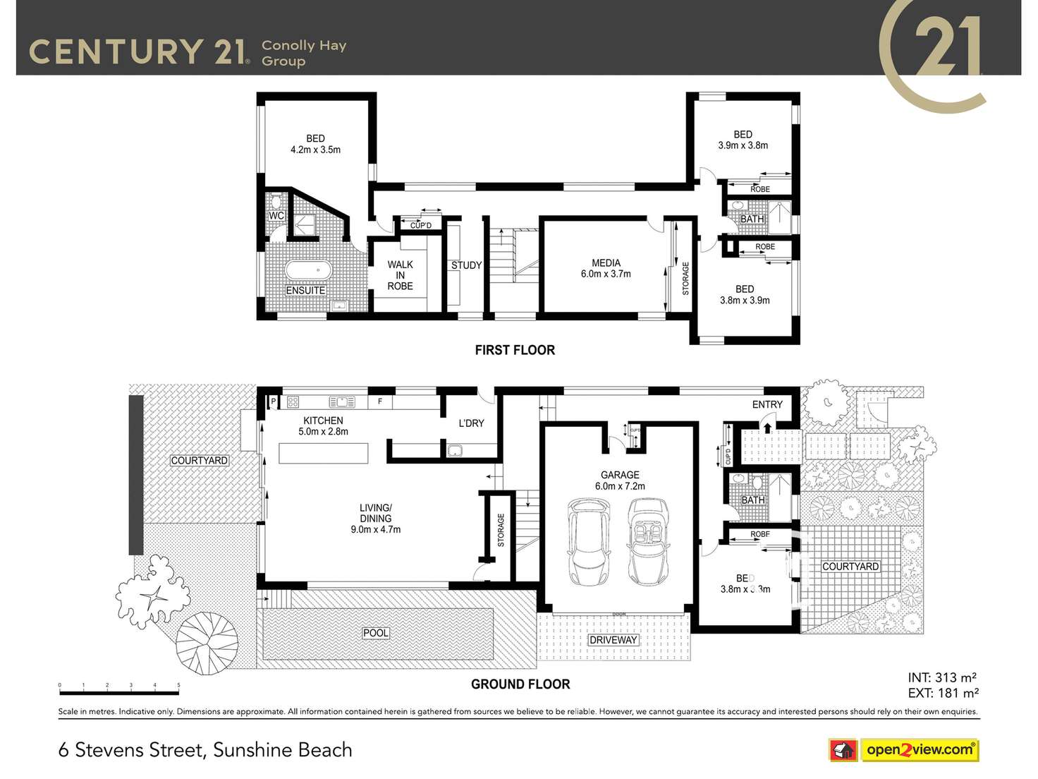 Floorplan of Homely house listing, 6 Stevens Street, Sunshine Beach QLD 4567