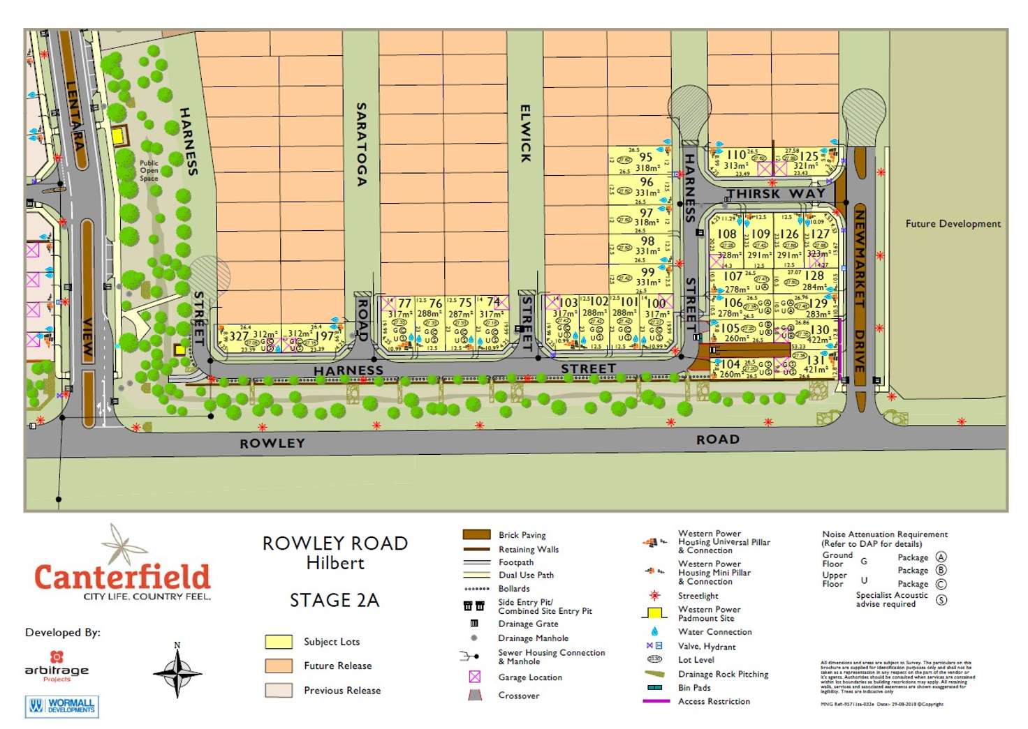 Floorplan of Homely residentialLand listing, Lot 99 Harness Street, Hilbert WA 6112