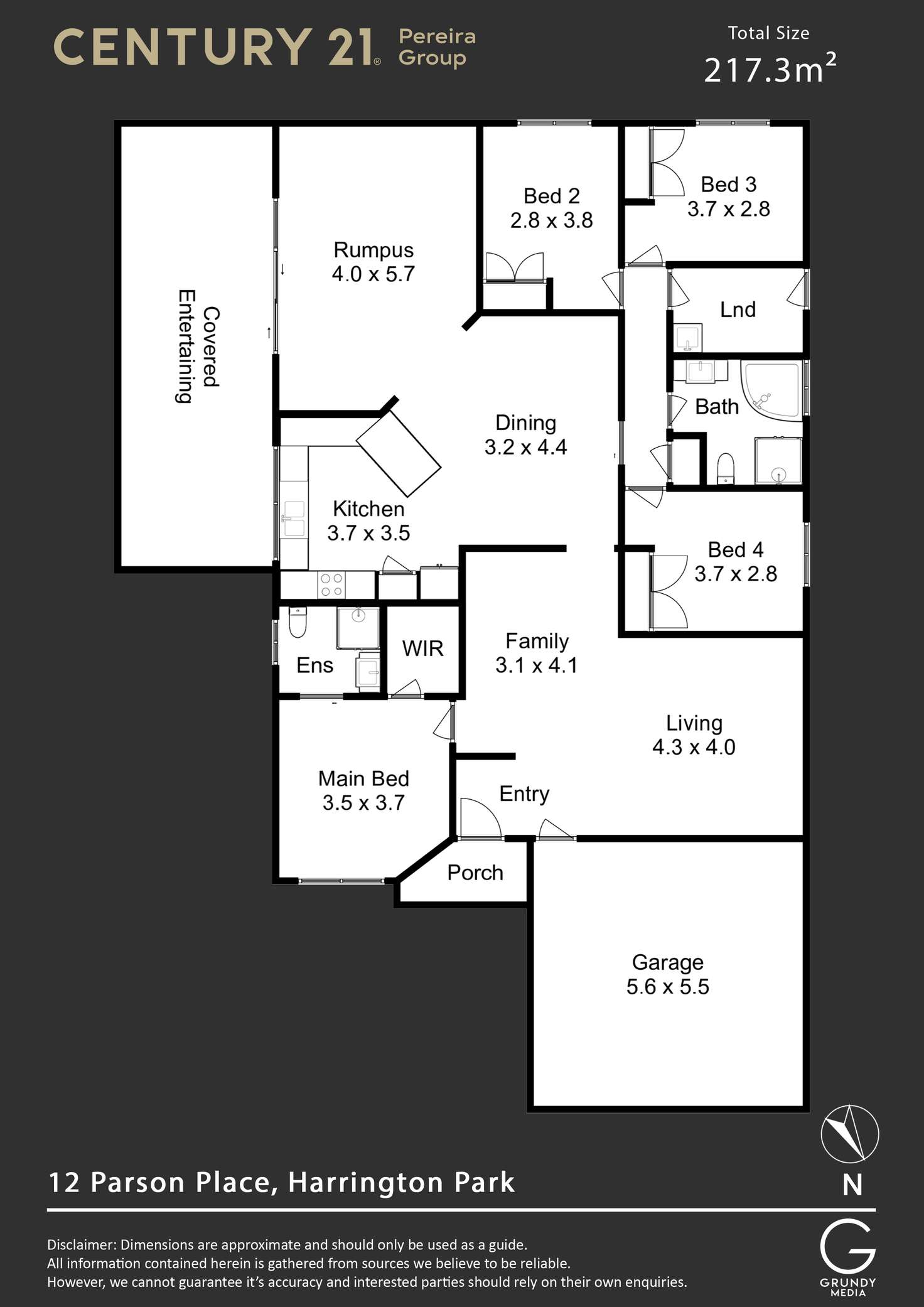 Floorplan of Homely house listing, 12 Parson Place, Harrington Park NSW 2567