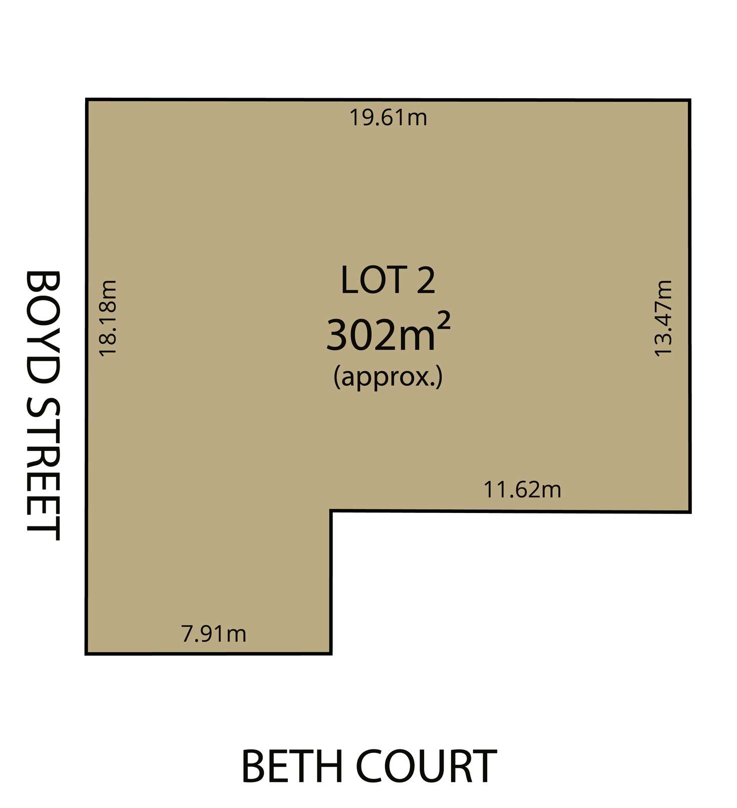 Floorplan of Homely residentialLand listing, 1A Beth Court, Pennington SA 5013
