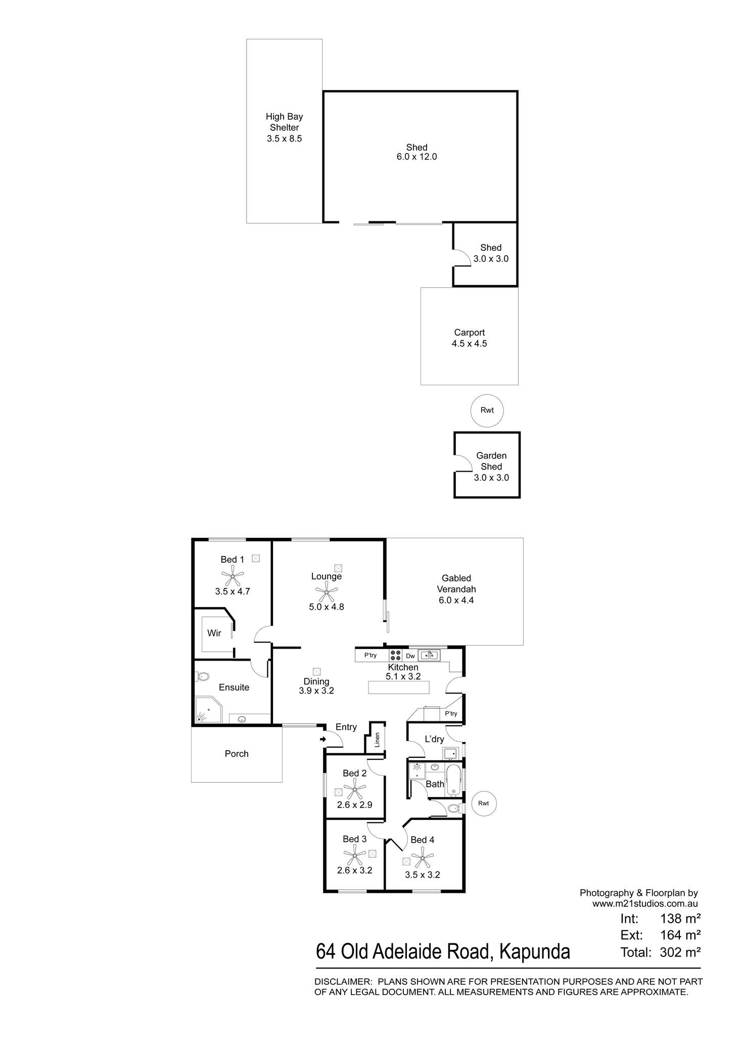 Floorplan of Homely house listing, 64 Old Adelaide Road, Kapunda SA 5373