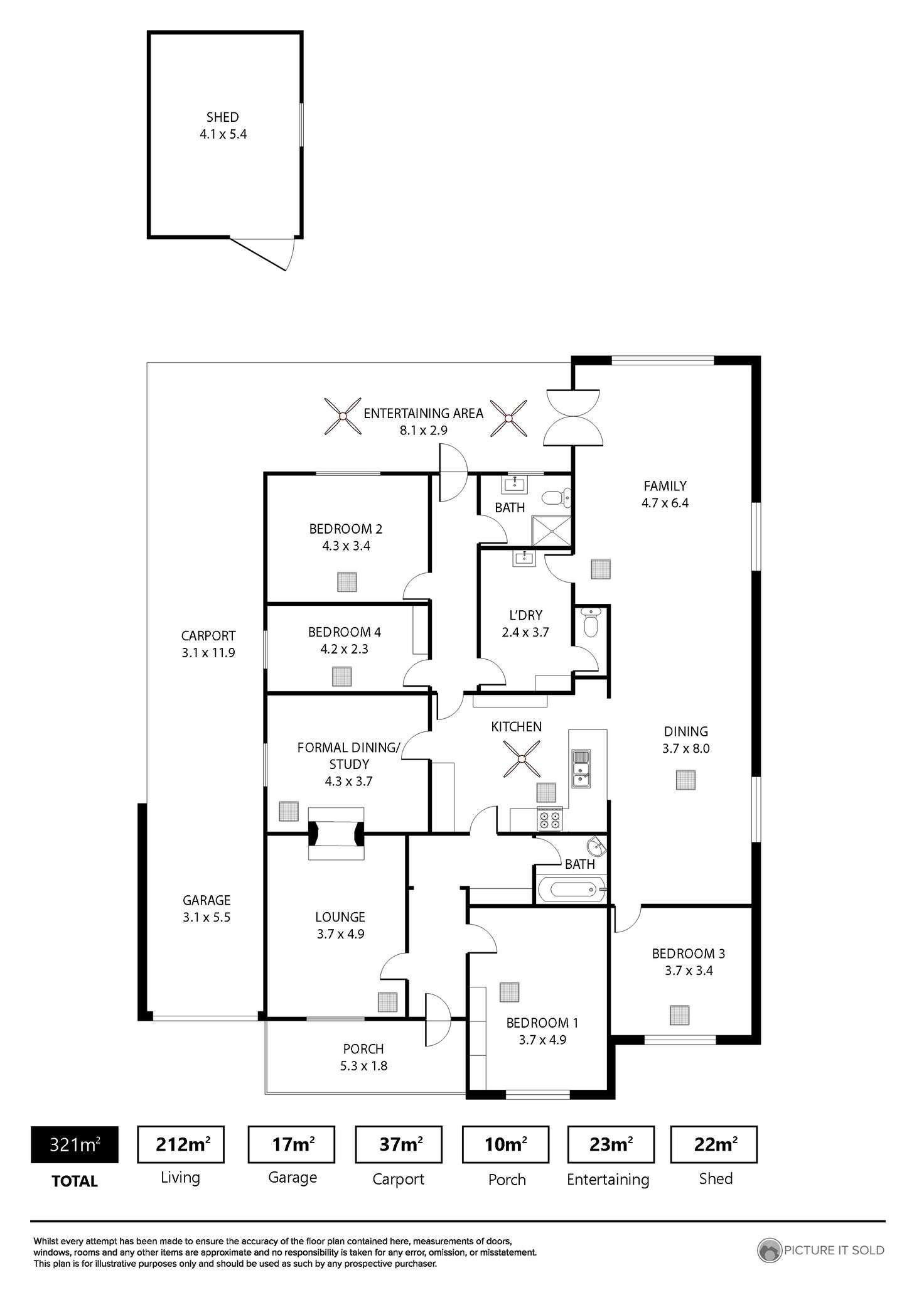 Floorplan of Homely house listing, 87 Glengyle Terrace, Plympton SA 5038