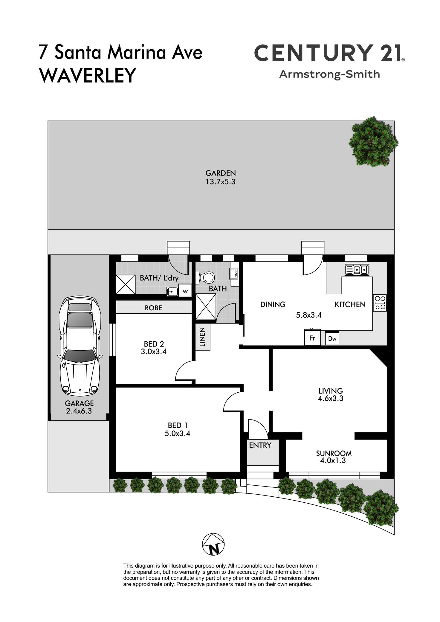 Floorplan of Homely house listing, 7 Santa Marina Avenue, Waverley NSW 2024