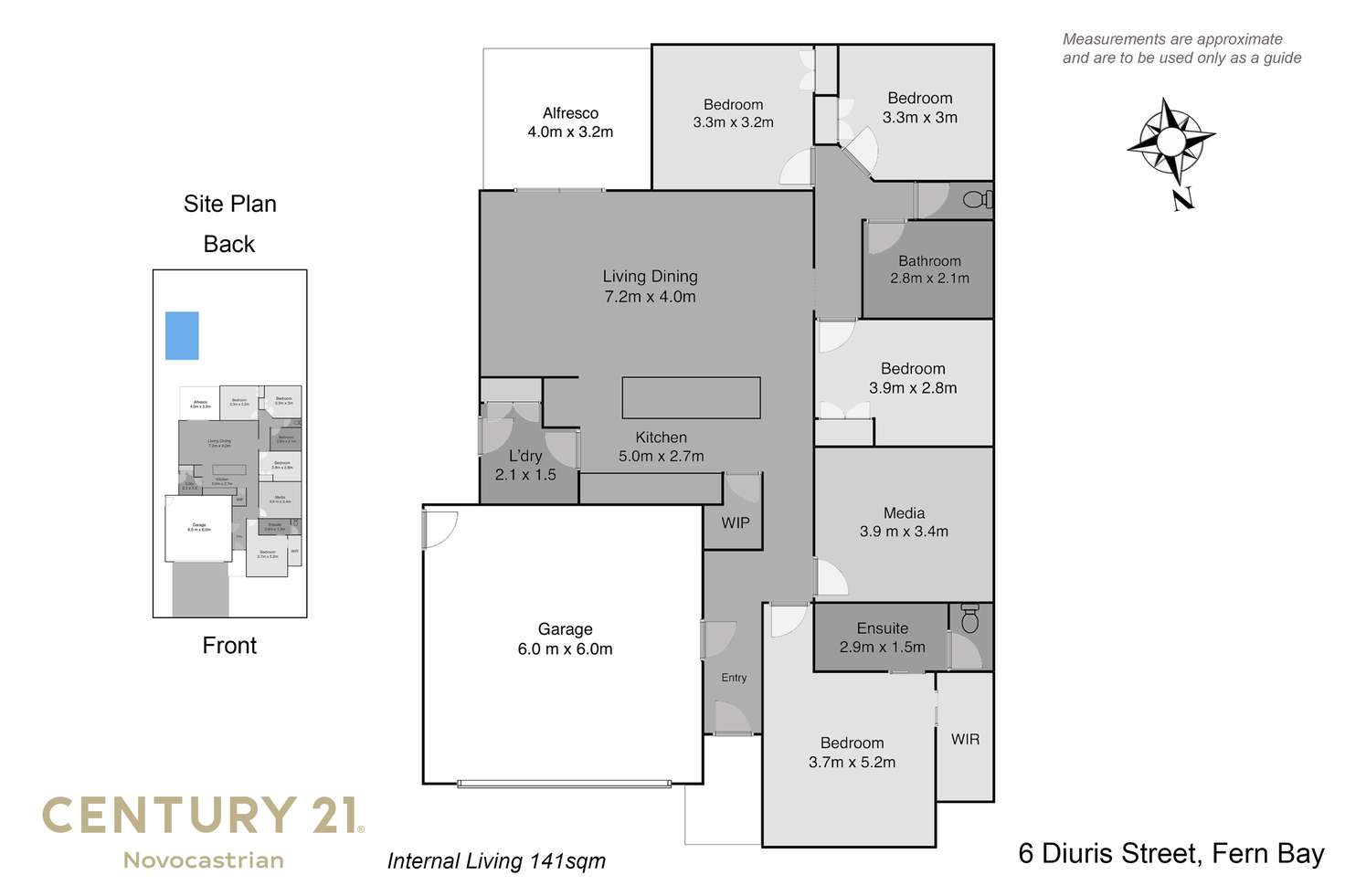 Floorplan of Homely house listing, 6 Diuris Street, Fern Bay NSW 2295