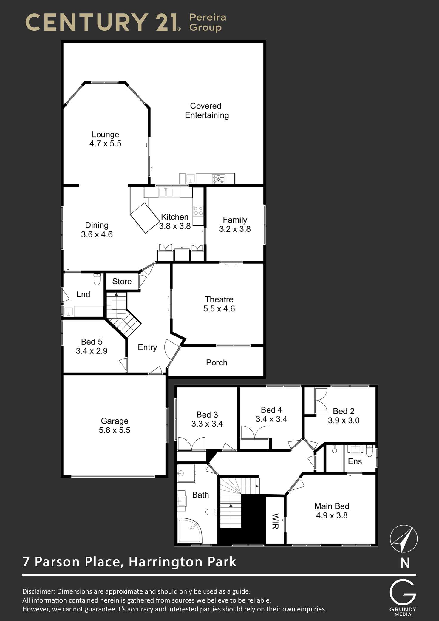 Floorplan of Homely house listing, 7 Parson Place, Harrington Park NSW 2567