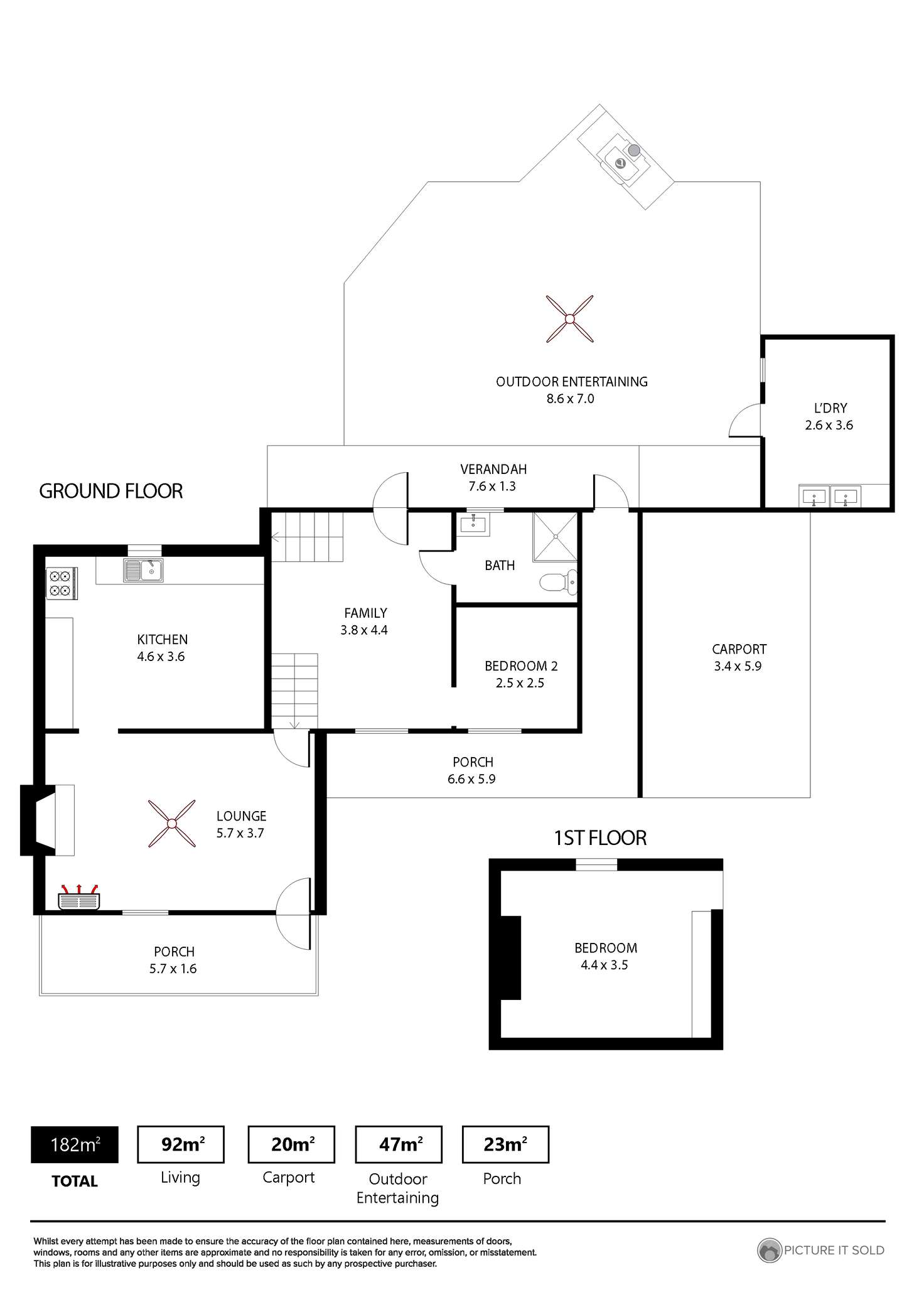 Floorplan of Homely house listing, 34 Kapunda Street, Kapunda SA 5373