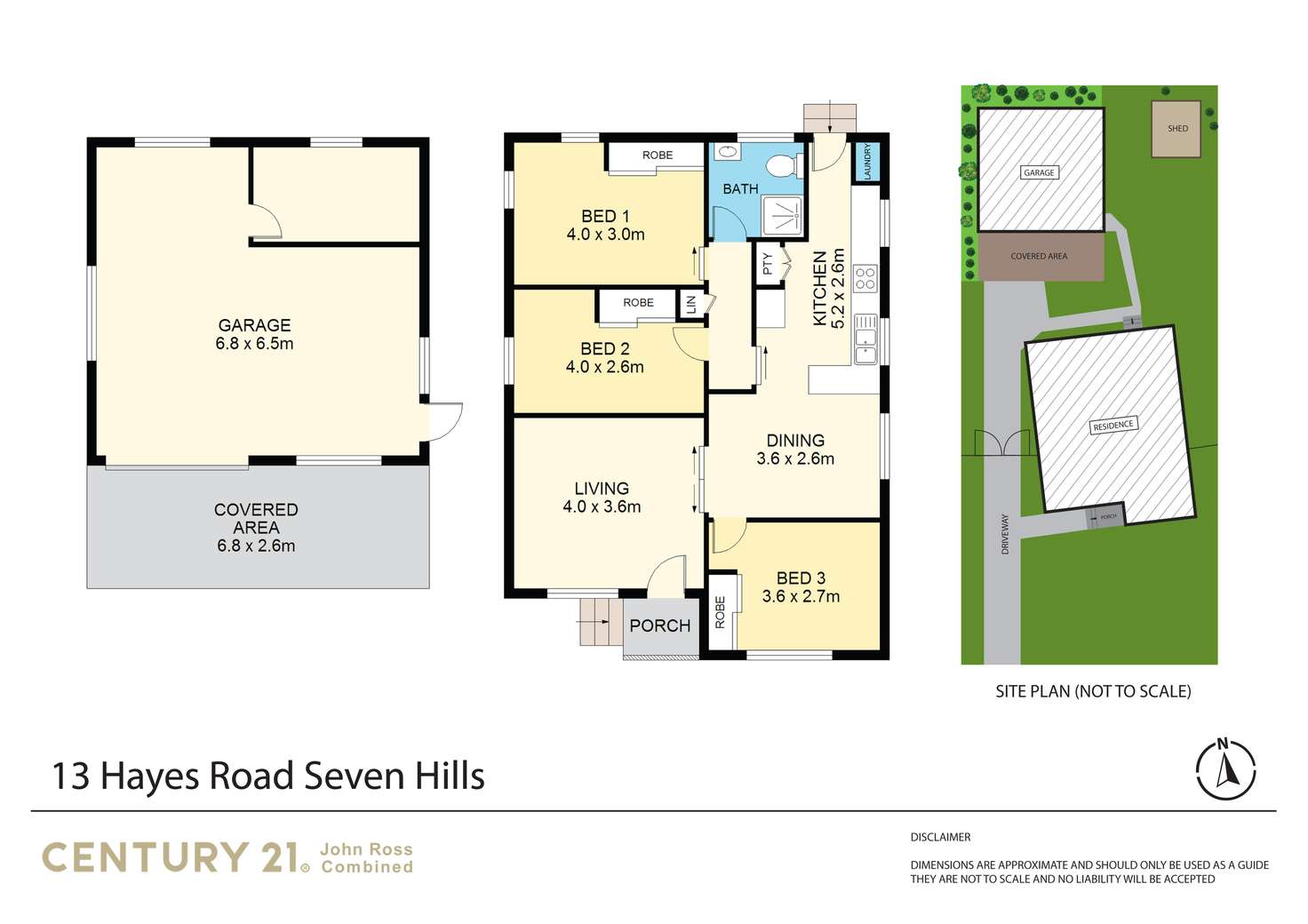 Floorplan of Homely house listing, 13 Hayes Road, Seven Hills NSW 2147