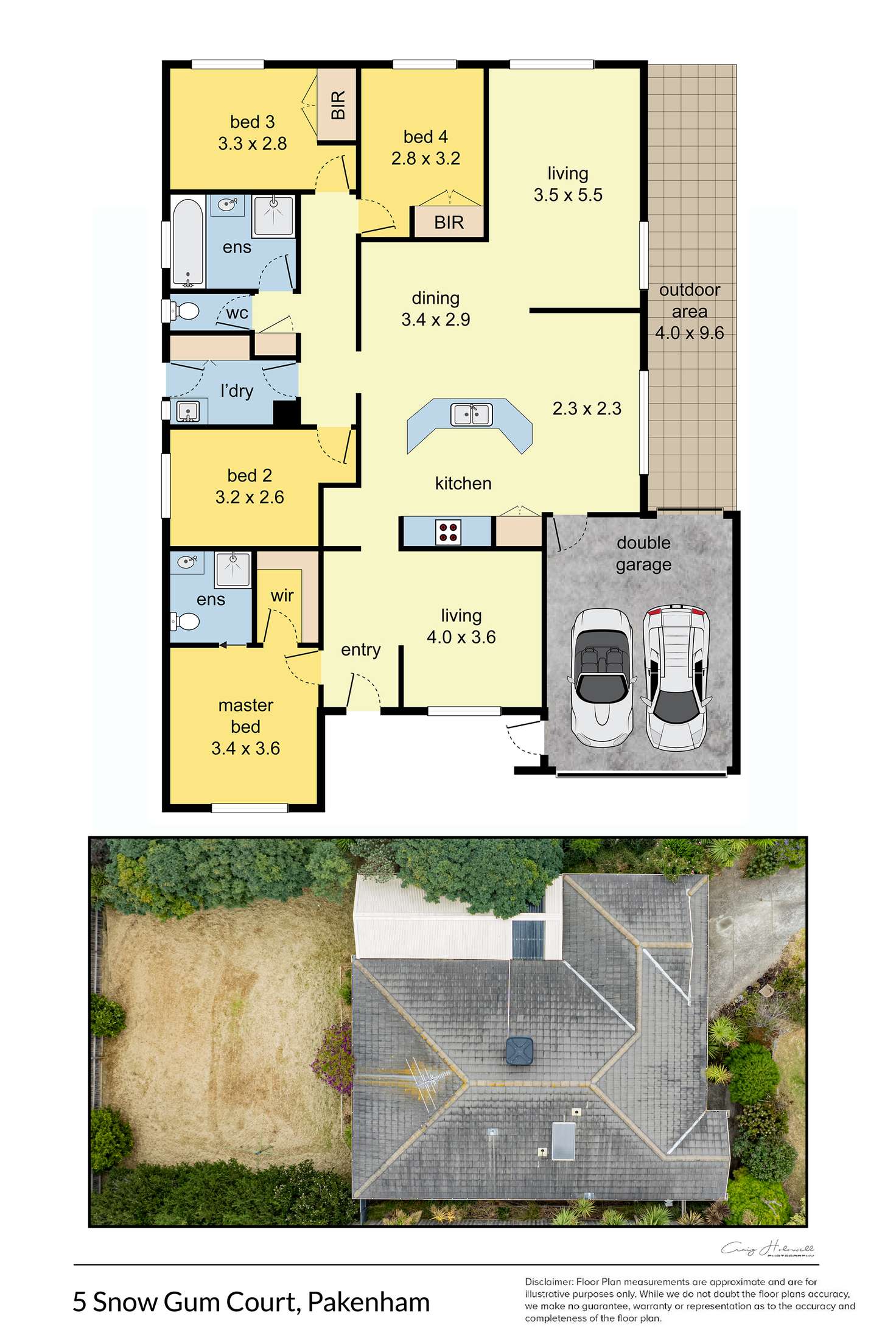 Floorplan of Homely house listing, 5 Snowgum Court, Pakenham VIC 3810