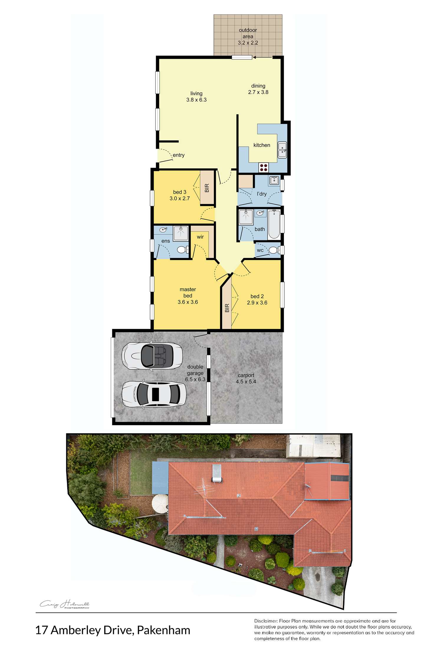 Floorplan of Homely house listing, 17 Amberley Drive, Pakenham VIC 3810
