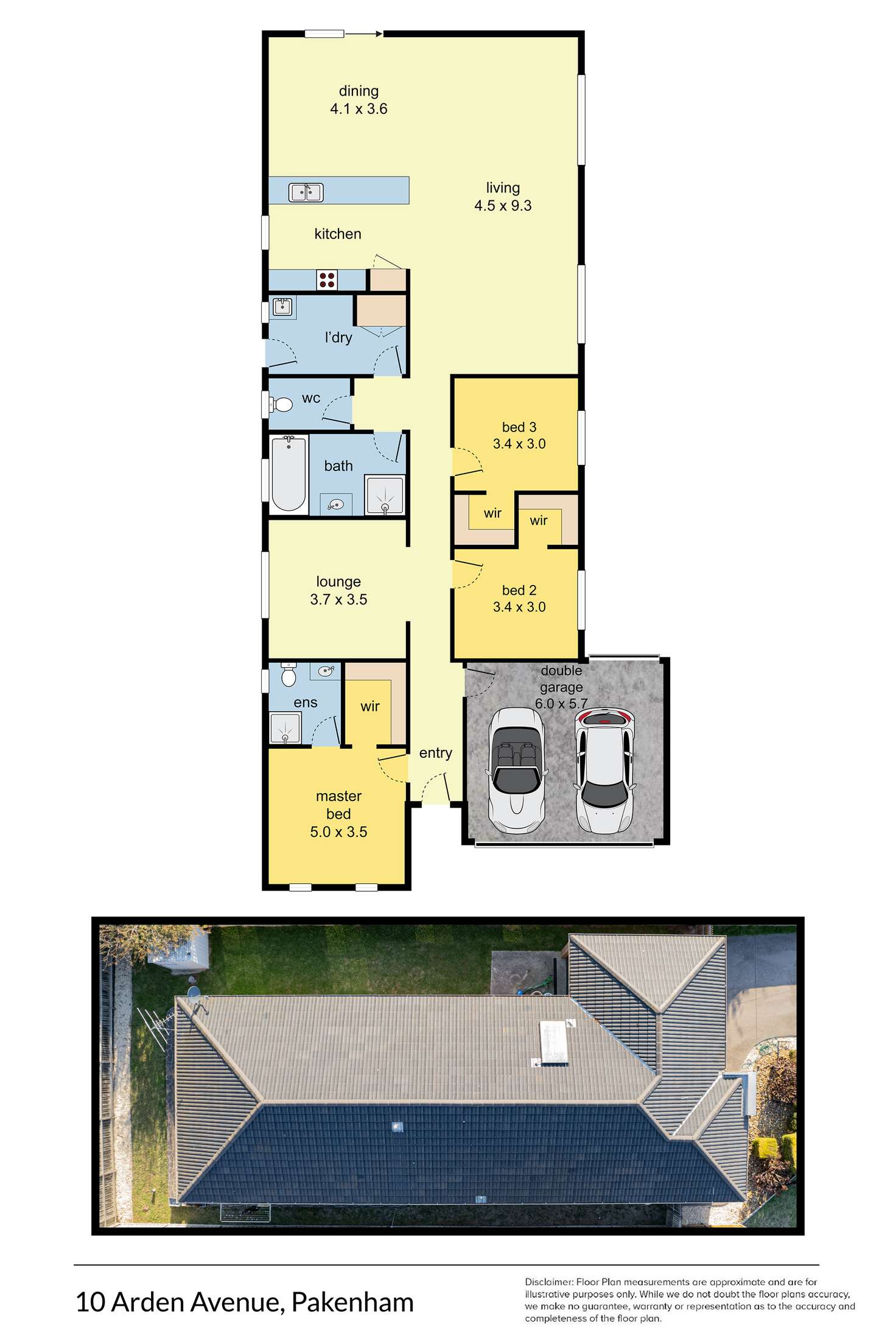 Floorplan of Homely house listing, 10 Arden Avenue, Pakenham VIC 3810
