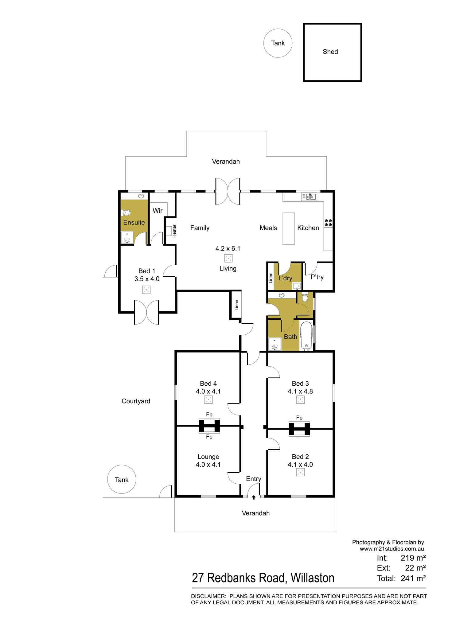Floorplan of Homely house listing, 27 Redbanks Road, Willaston SA 5118