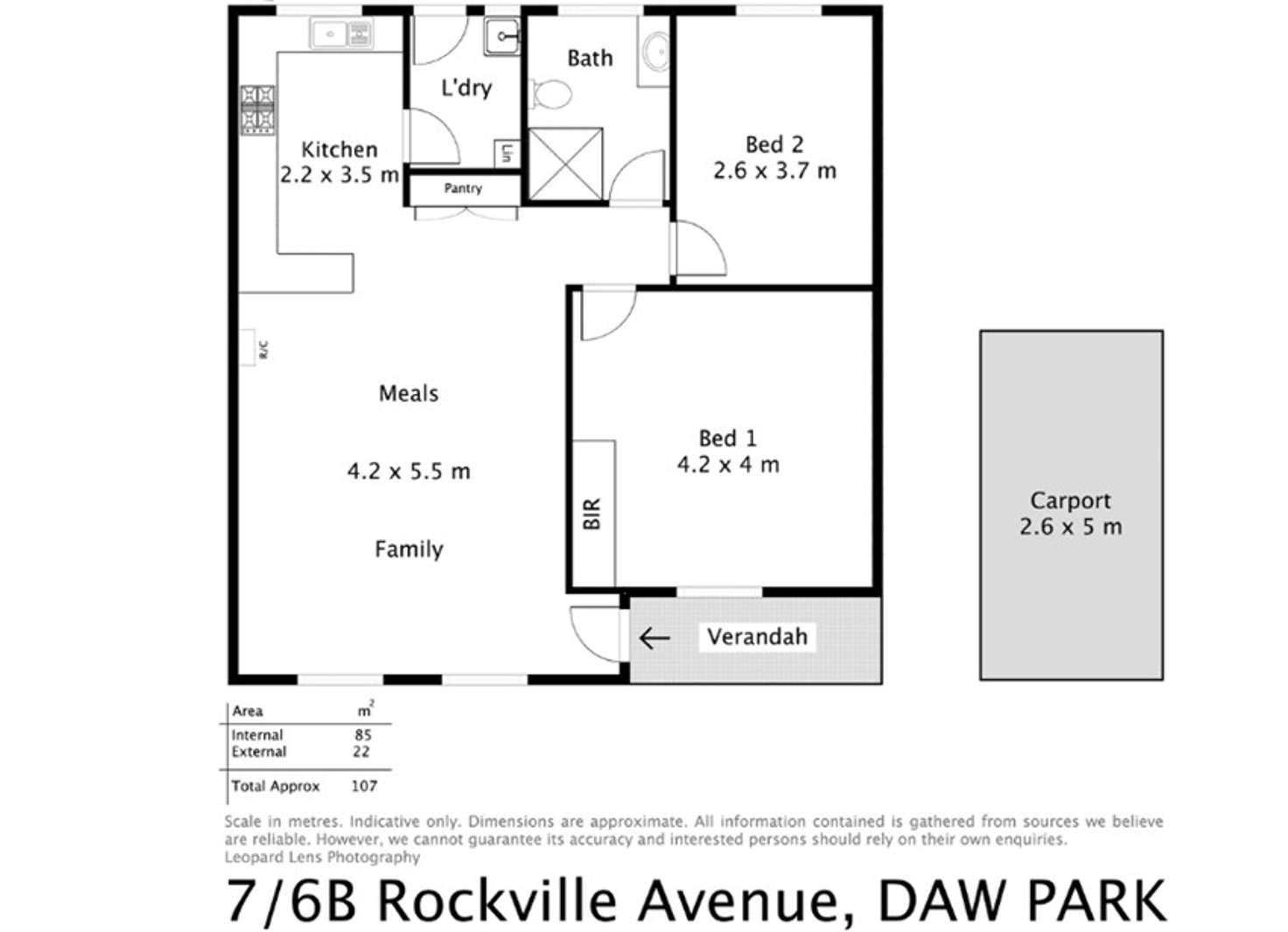 Floorplan of Homely unit listing, 7/6B Rockville Avenue, Daw Park SA 5041