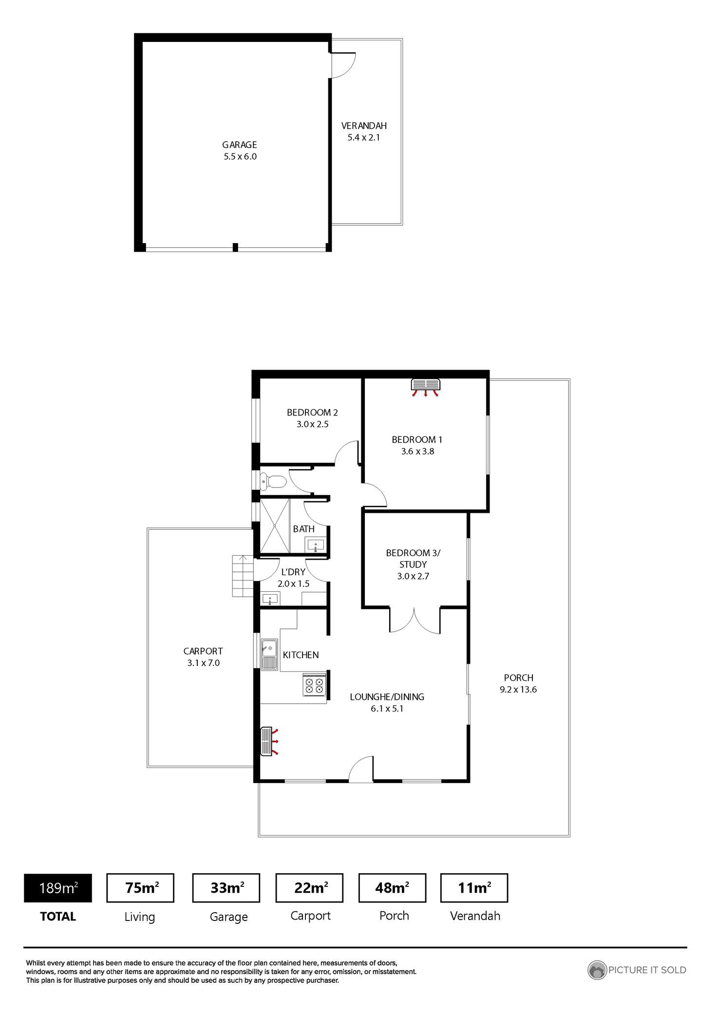 Floorplan of Homely house listing, 19 Nash Street, Kapunda SA 5373