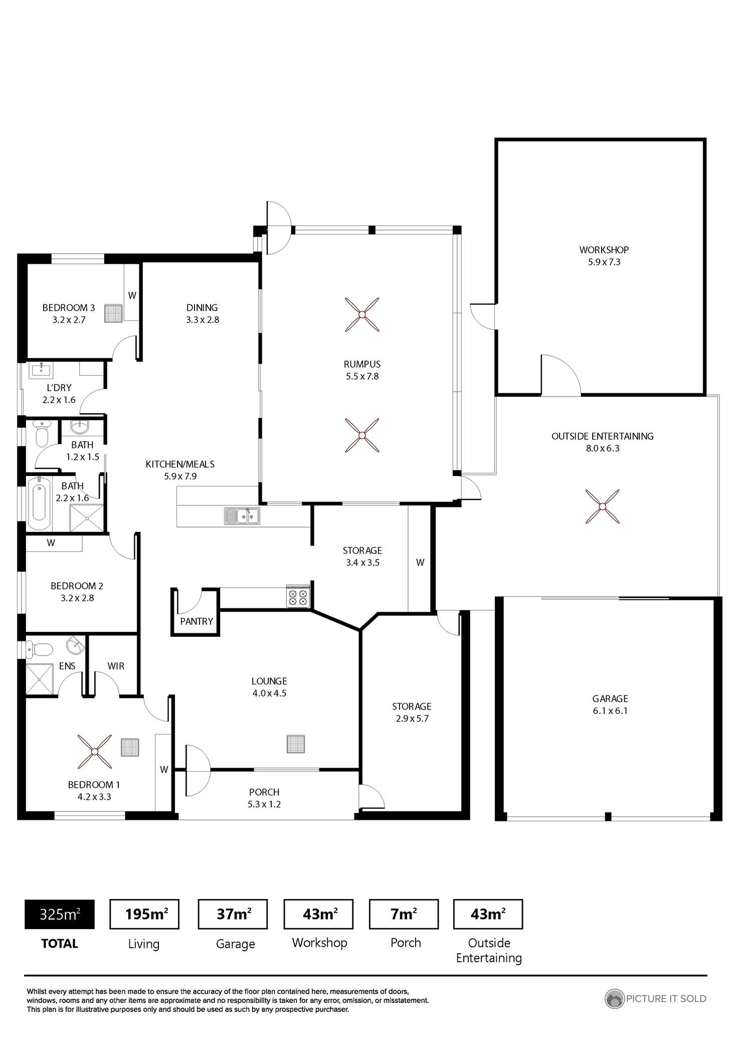 Floorplan of Homely house listing, 4 Vintage Way, Greenock SA 5360