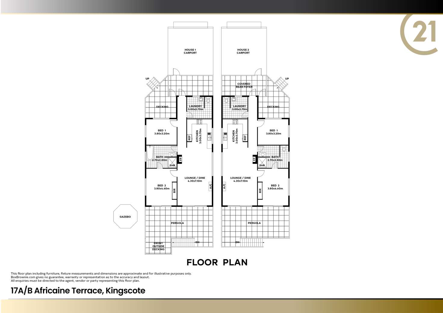 Floorplan of Homely house listing, 17A Africaine Terrace, Kingscote SA 5223