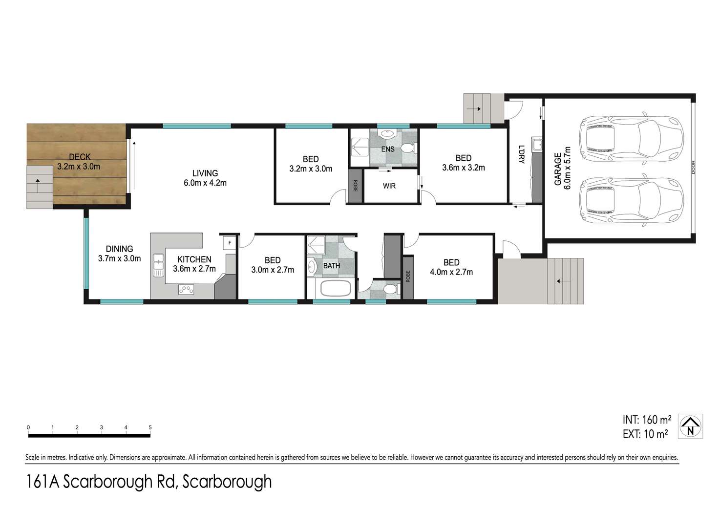 Floorplan of Homely house listing, 161a Scarborough Road, Redcliffe QLD 4020
