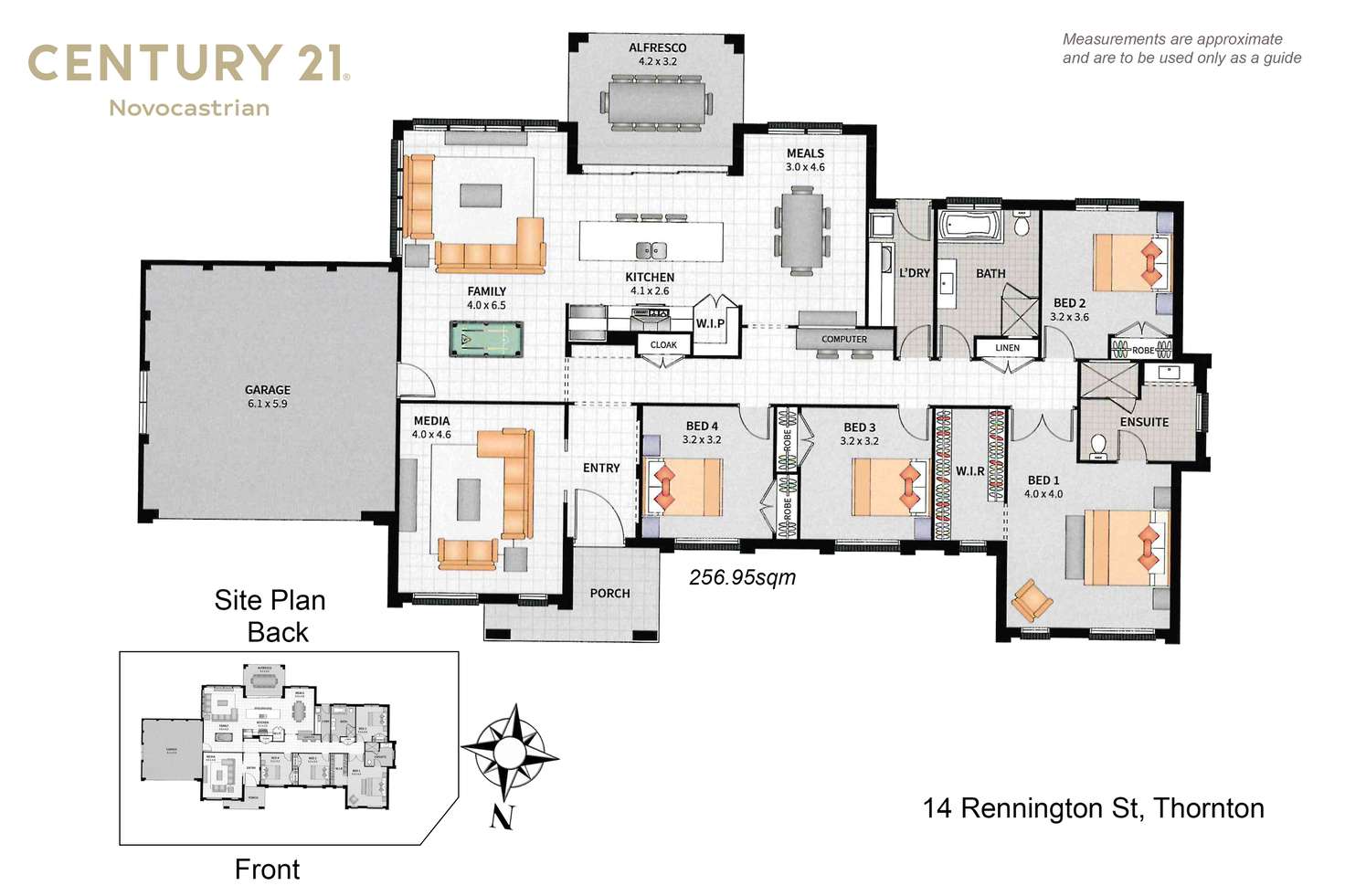 Floorplan of Homely house listing, 14 Rennington Street, Thornton NSW 2322