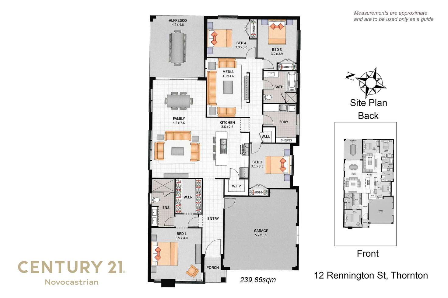 Floorplan of Homely house listing, 12 Rennington Street, Thornton NSW 2322