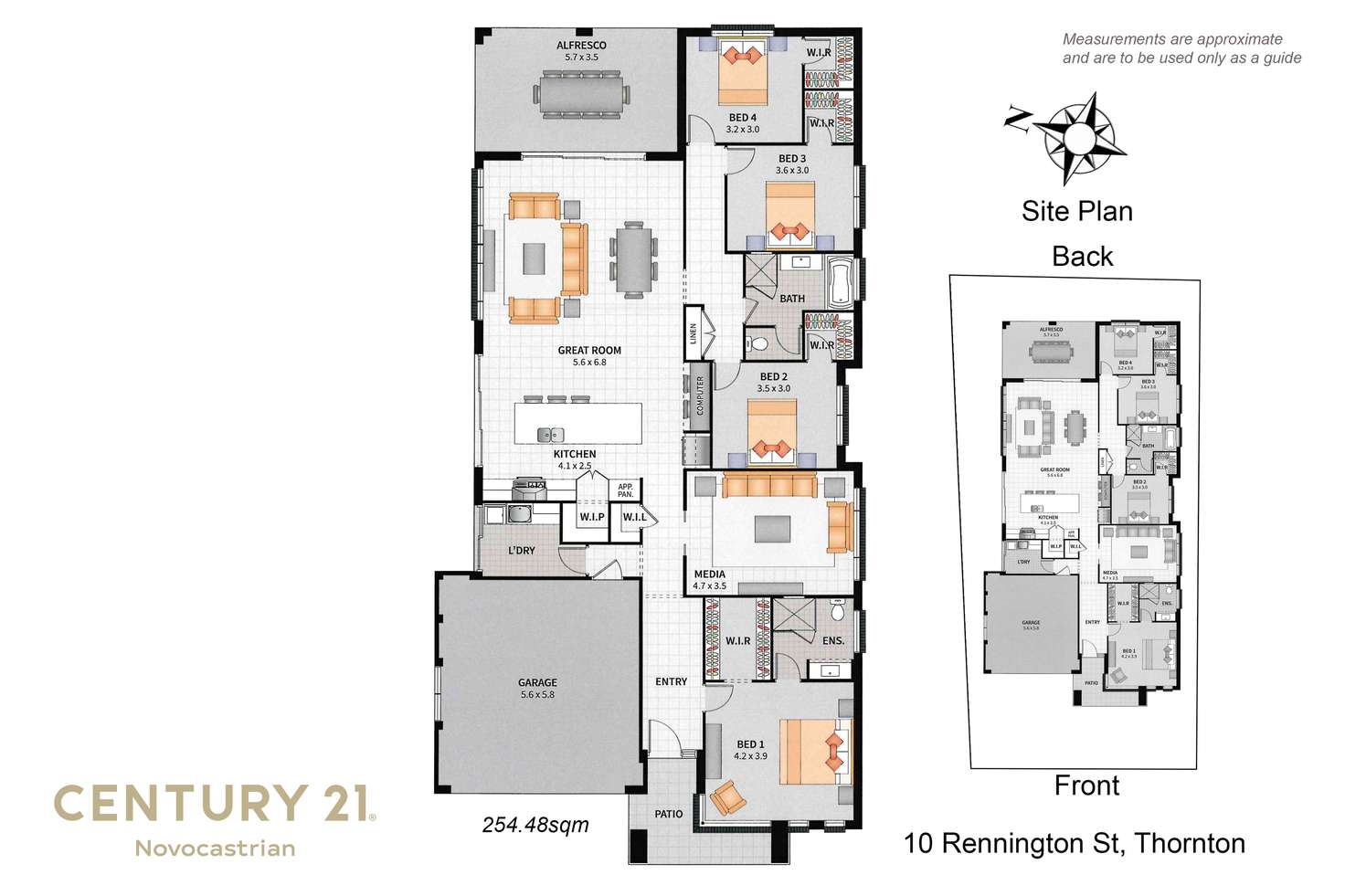 Floorplan of Homely house listing, 10 Rennington Street, Thornton NSW 2322