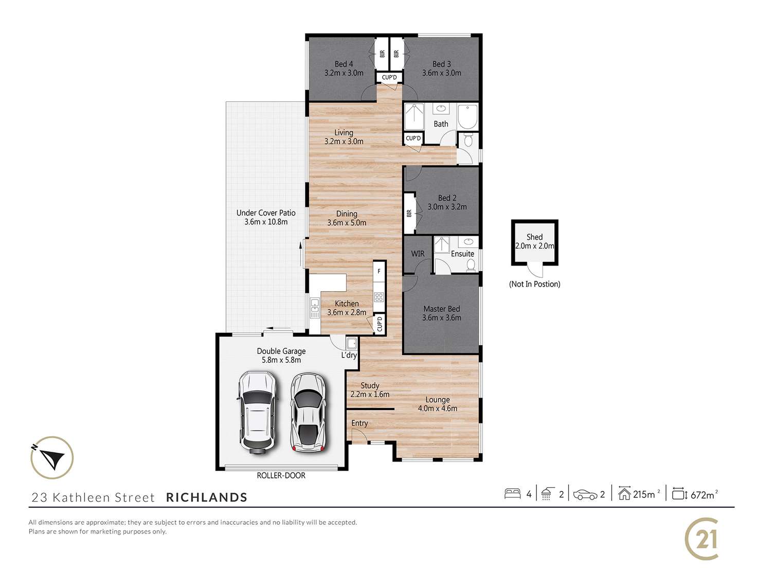 Floorplan of Homely house listing, 23 Kathleen Street, Richlands QLD 4077