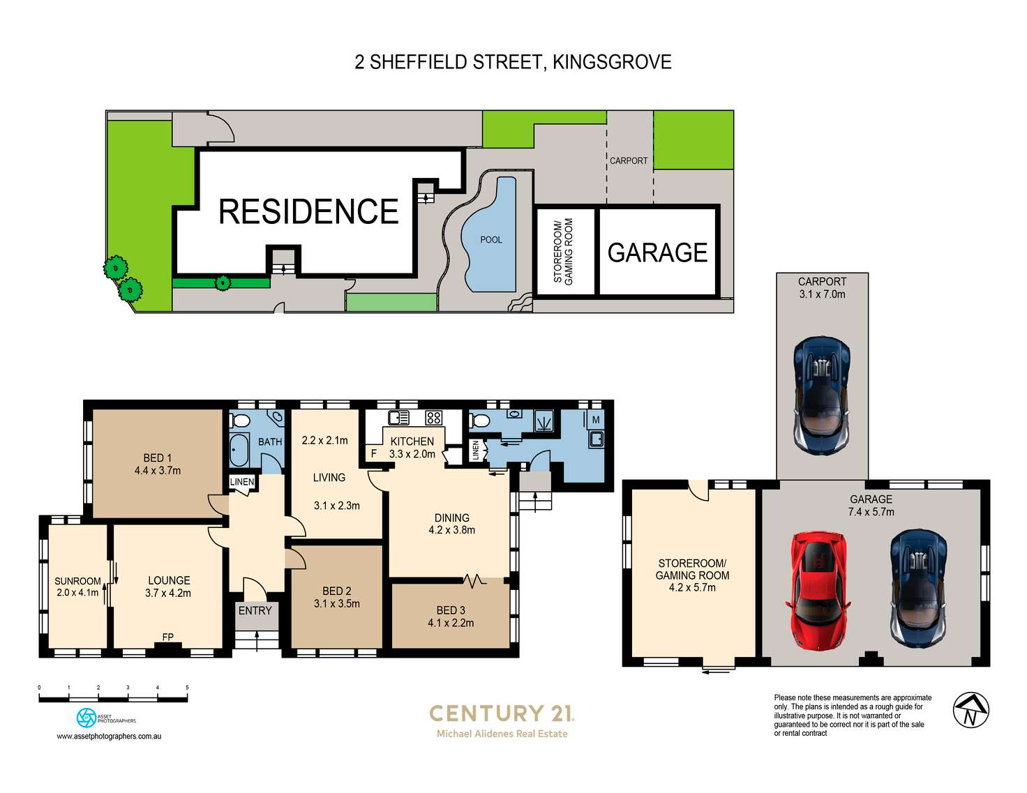 Floorplan of Homely house listing, 2 Sheffield Street, Kingsgrove NSW 2208