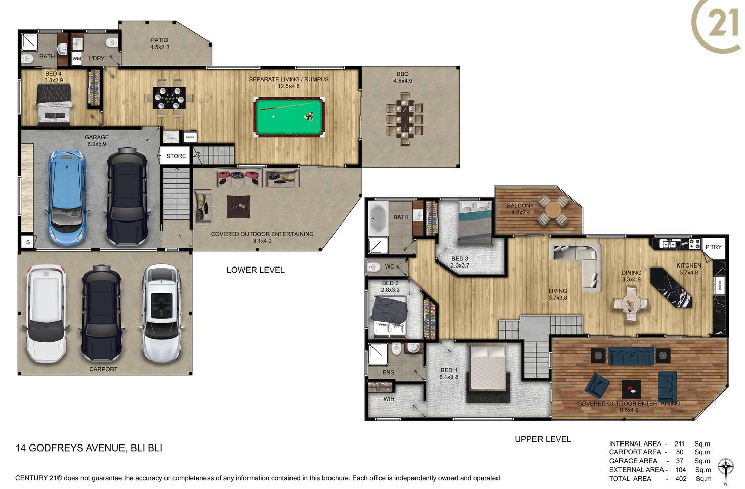 Floorplan of Homely house listing, 14 Godfreys Avenue, Bli Bli QLD 4560