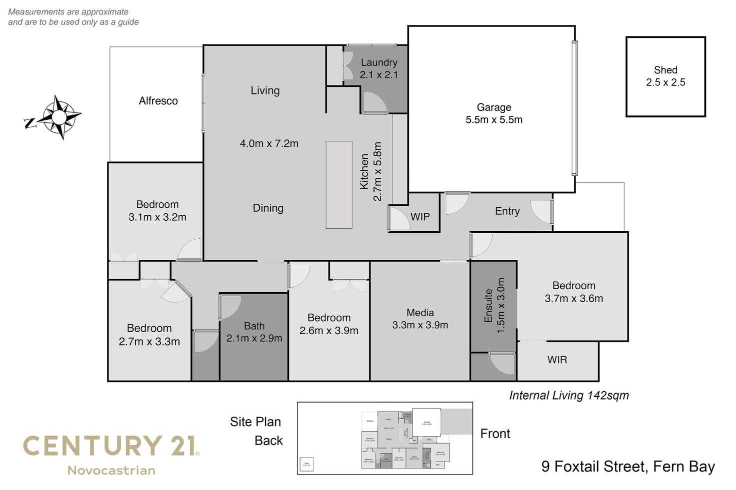 Floorplan of Homely house listing, 9 Foxtail Street, Fern Bay NSW 2295