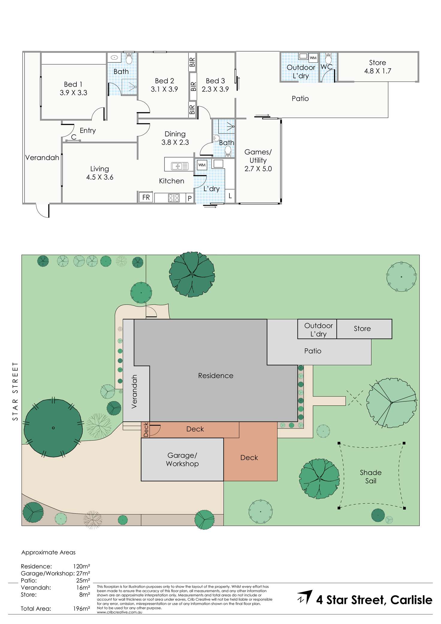 Floorplan of Homely house listing, 4 Star Street, Carlisle WA 6101
