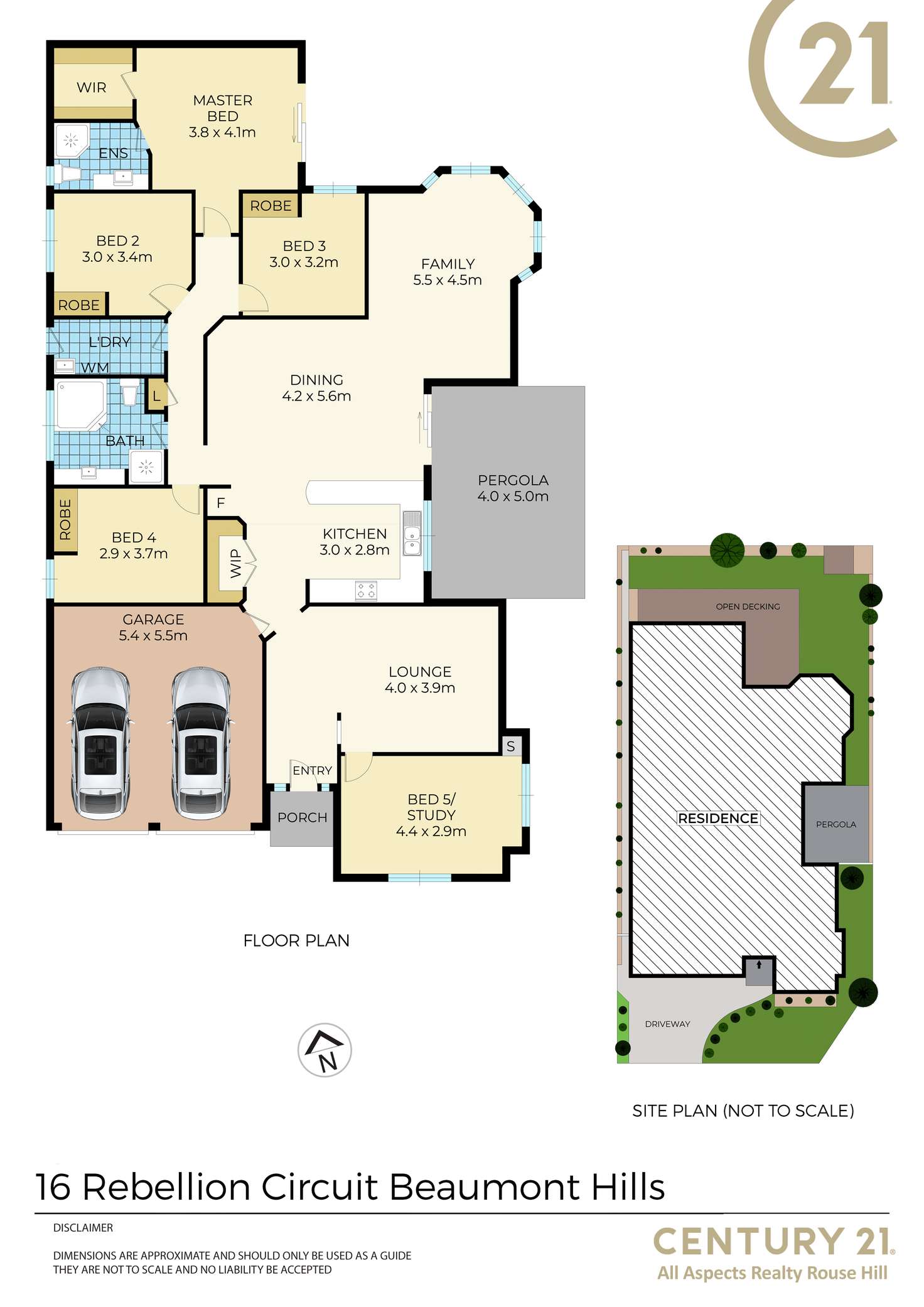 Floorplan of Homely house listing, 16 Rebellion Circuit, Beaumont Hills NSW 2155